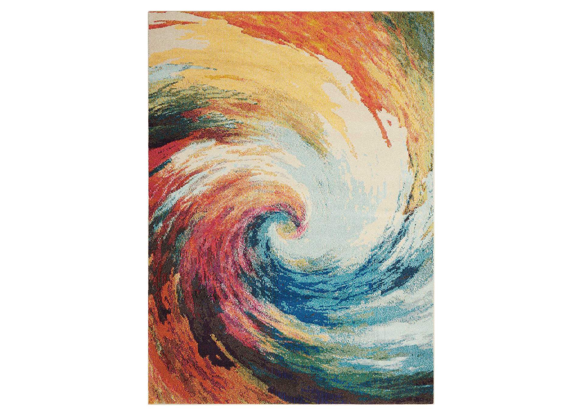 Nourison Celestial CES07 Multicolor 4'x6' Colorful Area Rug,Nourison