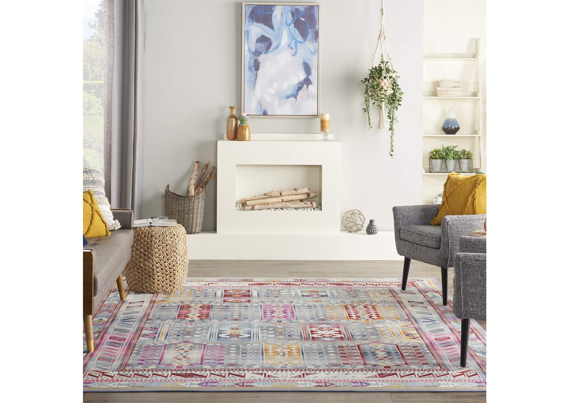 Nourison Vintage Kashan 8' x 10' Area Rug,Nourison