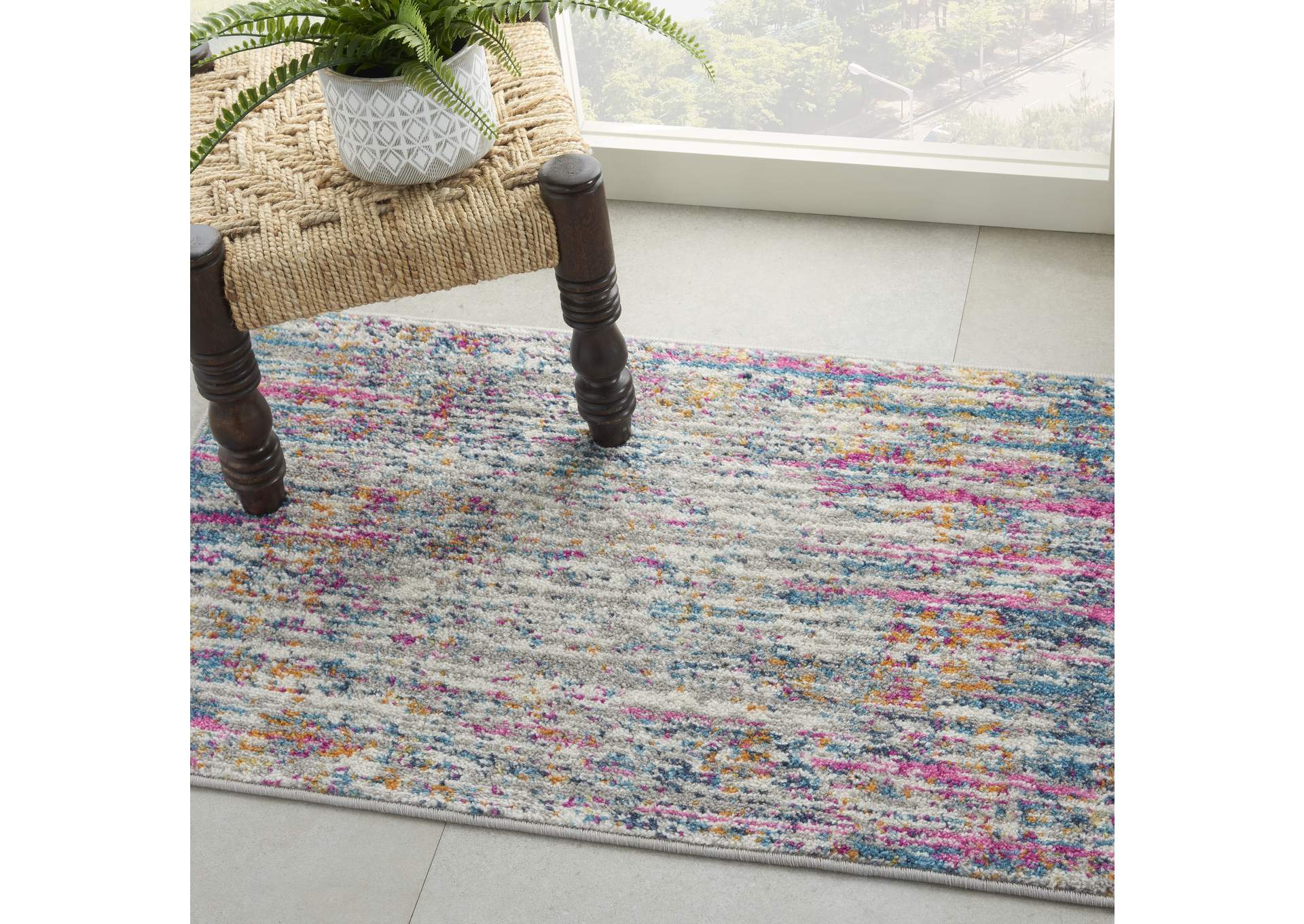 Nourison Passion 2'x3' Ivory Multicolor Area Rug,Nourison