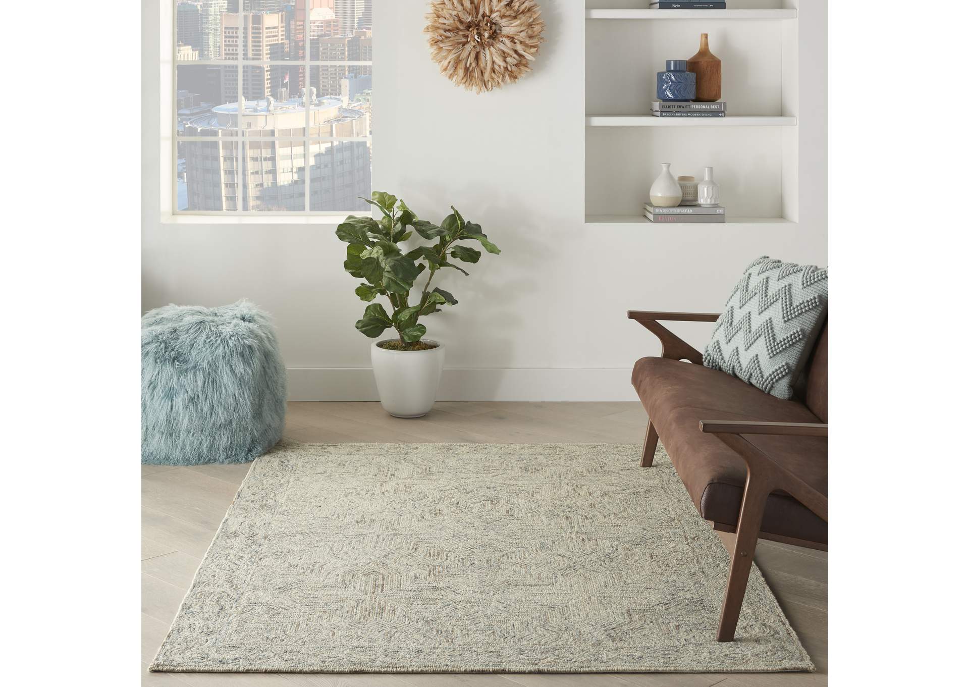 Nourison Interlock 4' x 6' Area Rug,Nourison