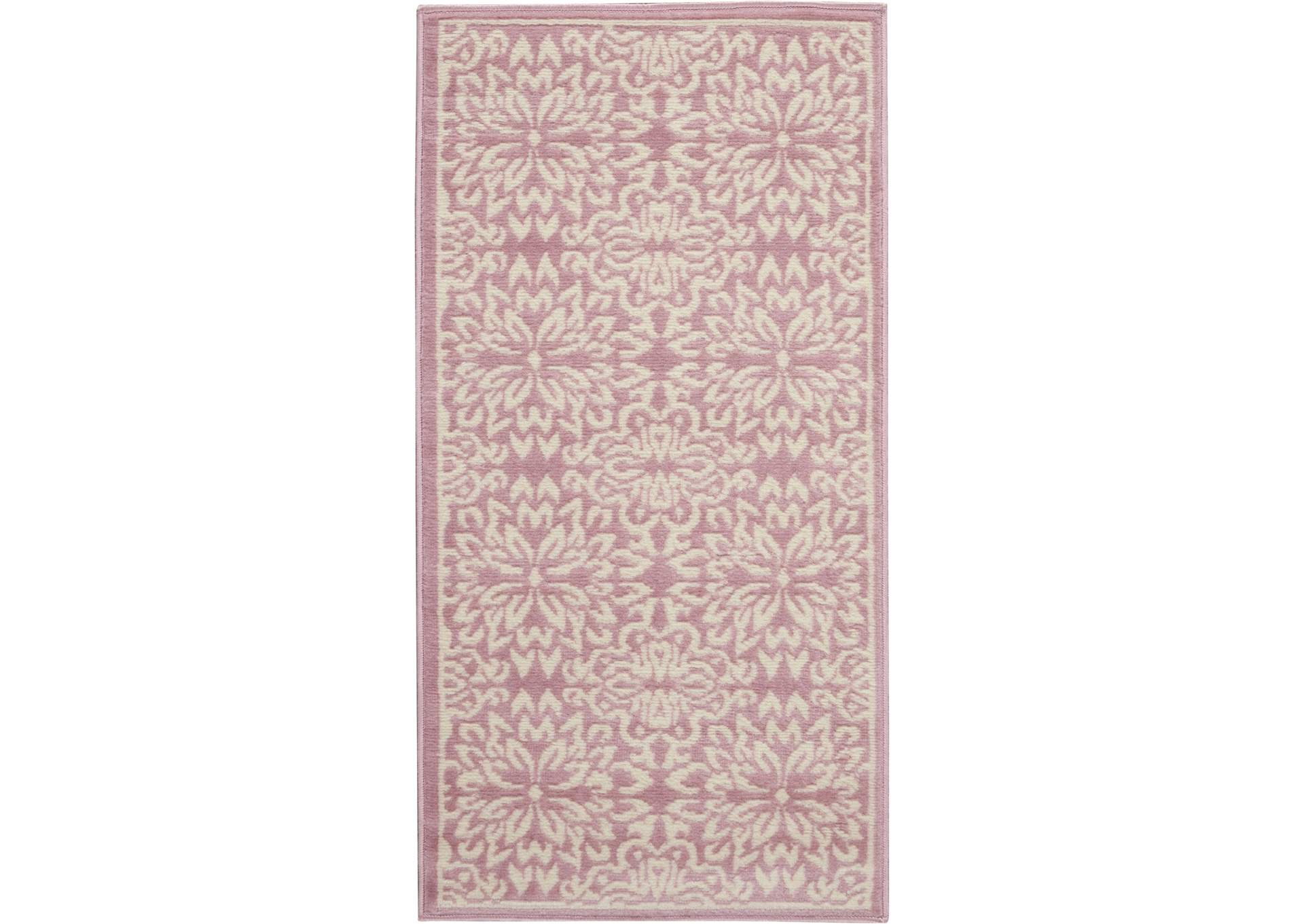 Nourison Jubilant 2' x 4' Small Pink Floral Area Rug,Nourison