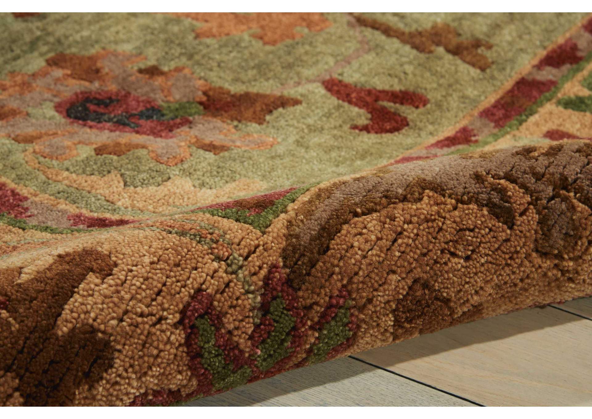 Nourison Tahoe TA03 Green 4'x6' Area Rug,Nourison