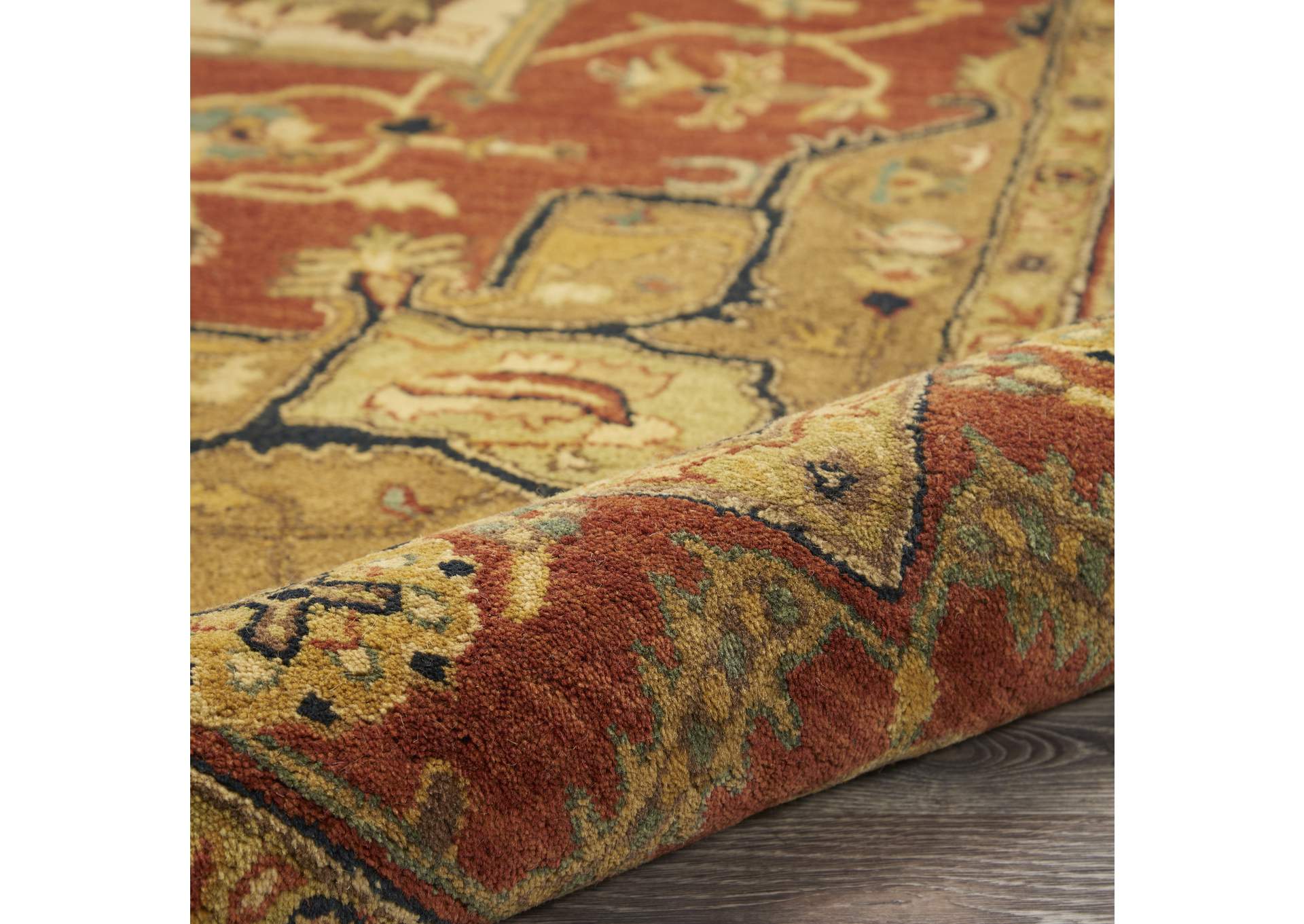 Nourison Jaipur JA33 Red Multicolor 8'x10' Rug,Nourison