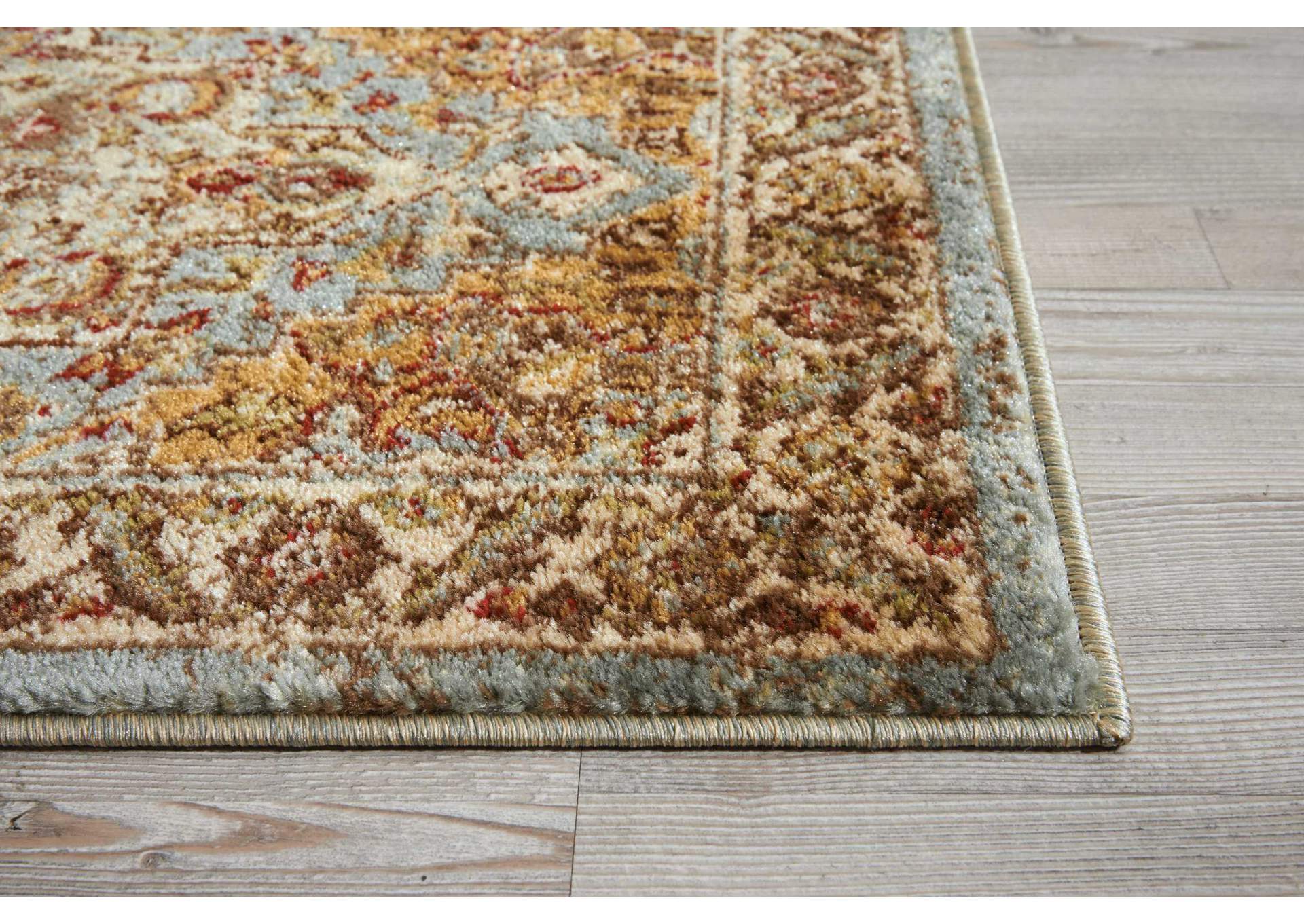Nourison Delano 2'x3' Blue Area Rug,Nourison
