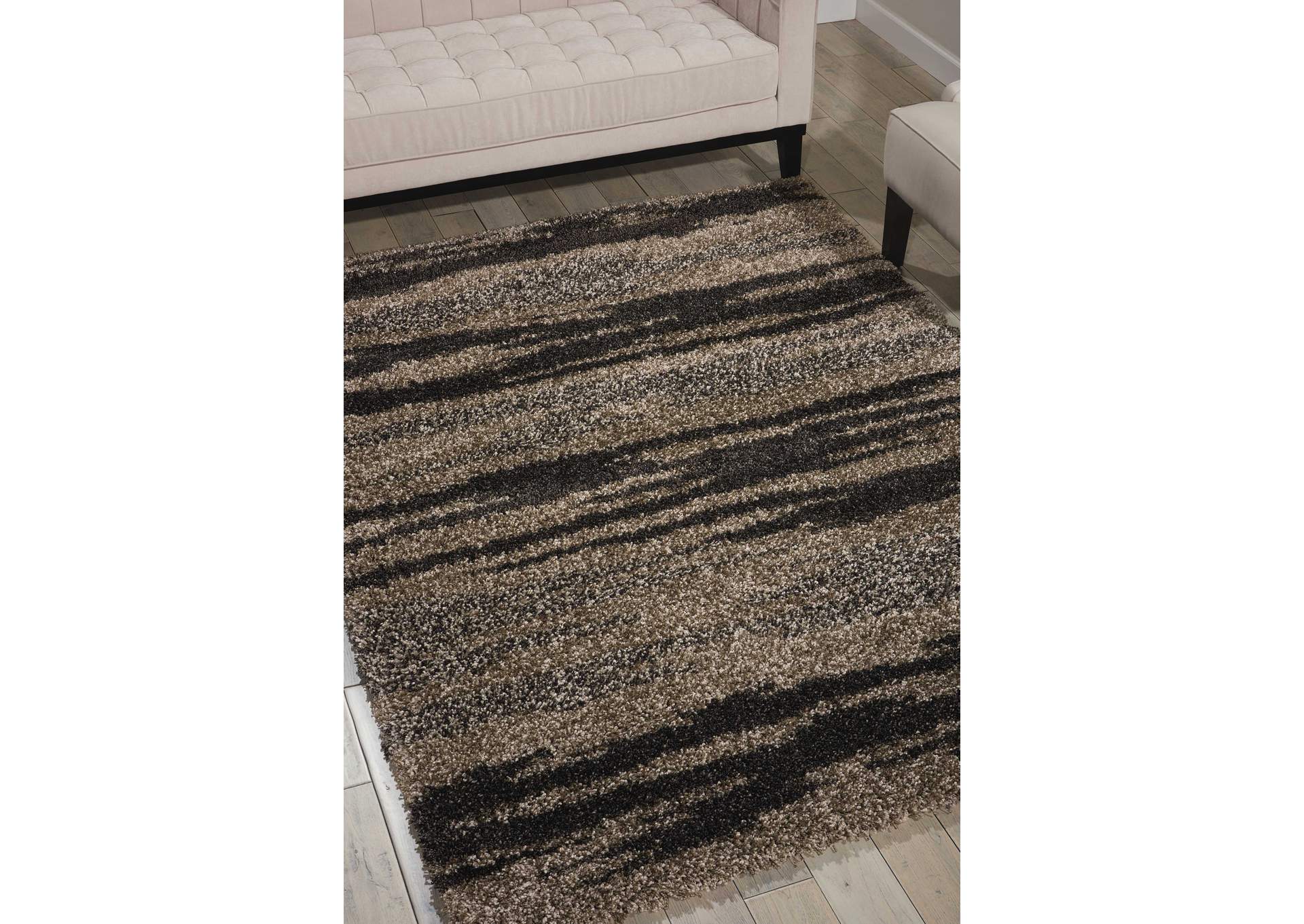Nourison Amore AMOR3 Grey 8'x11' Rug,Nourison