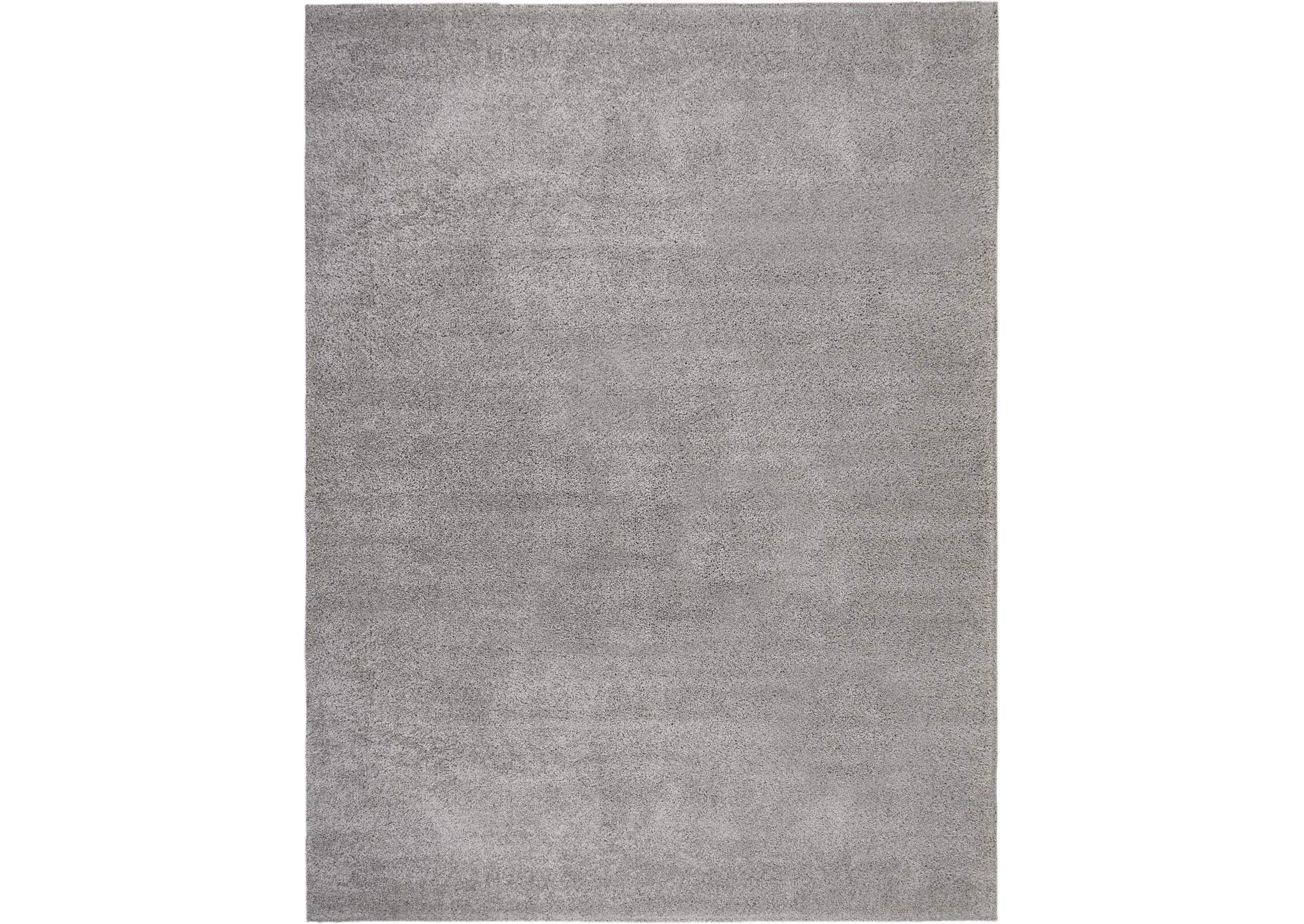 Nourison Malibu Shag MSG01 Grey 9'x12' Oversized Rug,Nourison