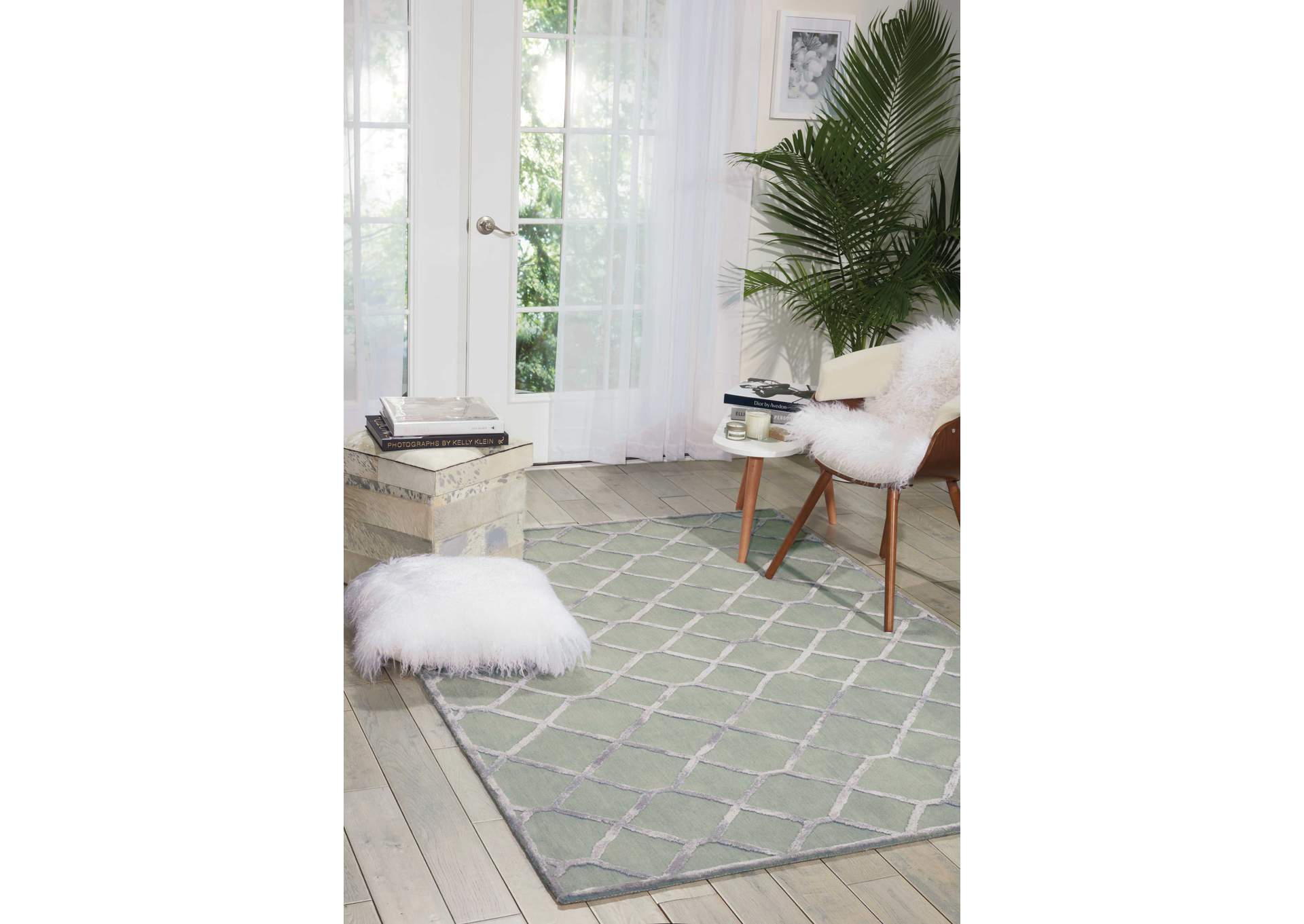 Nourison Vita VIT13 Green 8'x10' Rug,Nourison