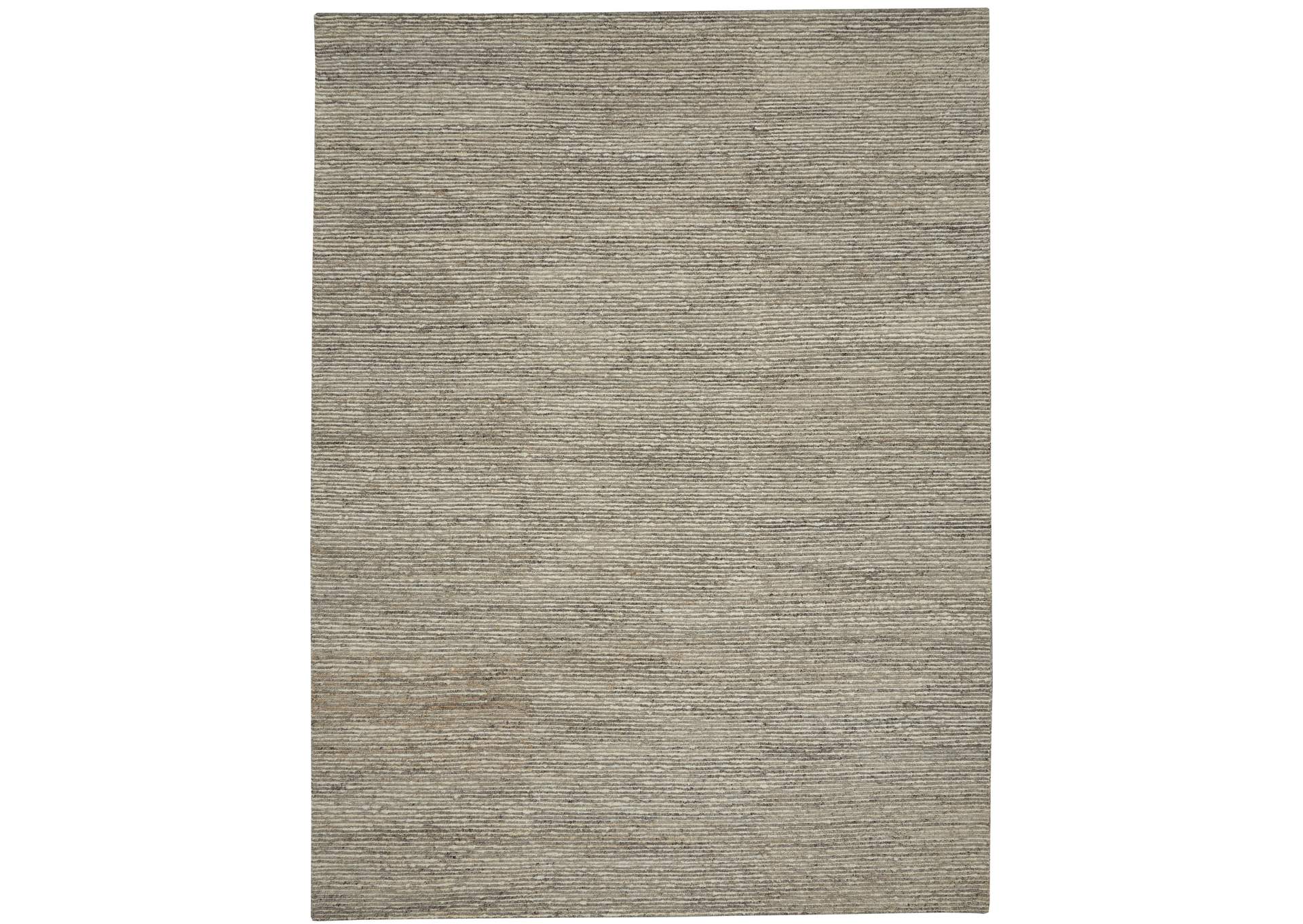 Calvin Klein Kathmandu 9' x 12' Grey All - Natural Fibers Area Rug,Nourison