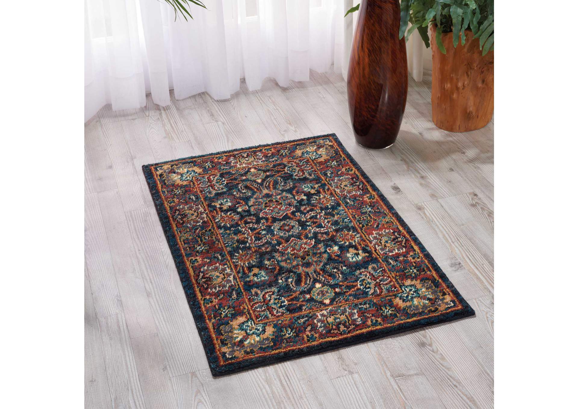 Nourison 2020 NR201 Navy 2'x3' Area Rug,Nourison