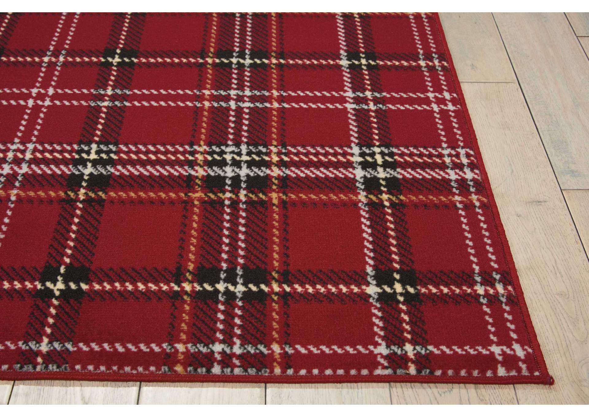 Nourison Grafix GRF03 Red 5'x7' Area Rug,Nourison