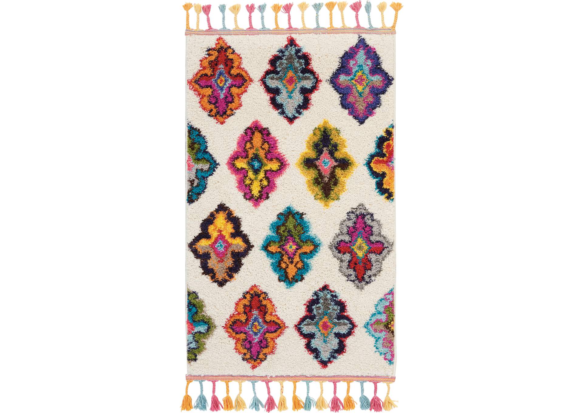 Nourison Nomad 2' X 4' Multicolor Boho Area Rug,Nourison