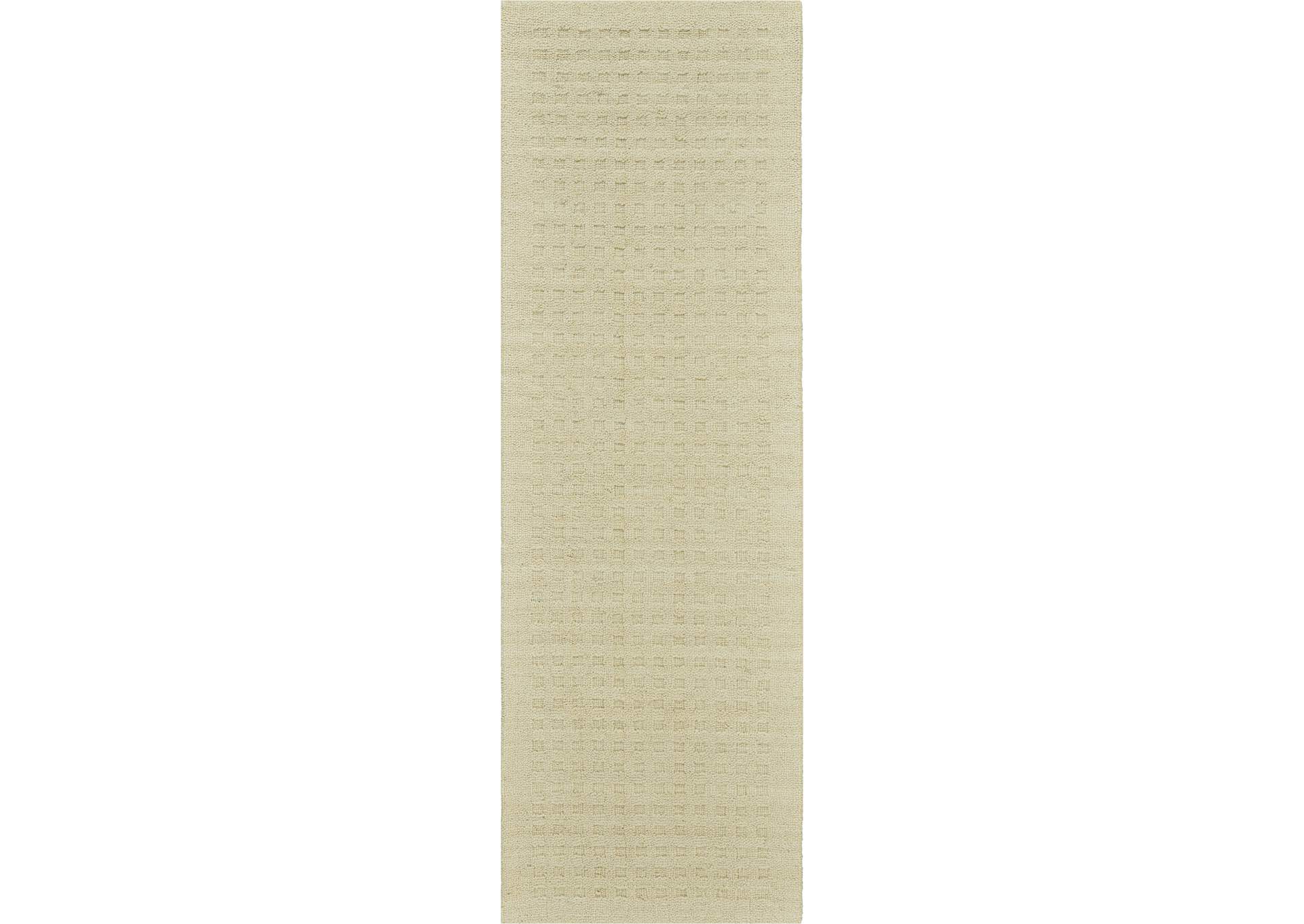 Nourison Marana MNN01 White 8' Runner Wool Hallway Rug,Nourison