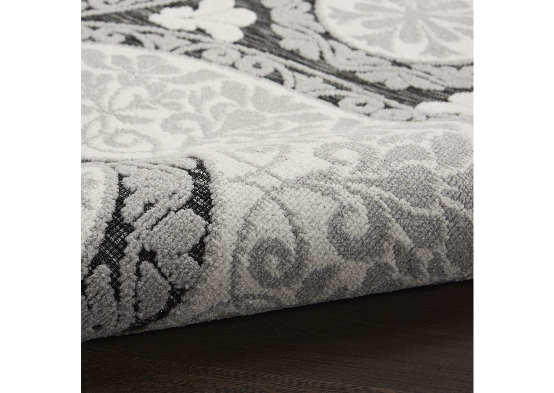 Nourison Key Largo 9'x12' Grey Area Rug,Nourison