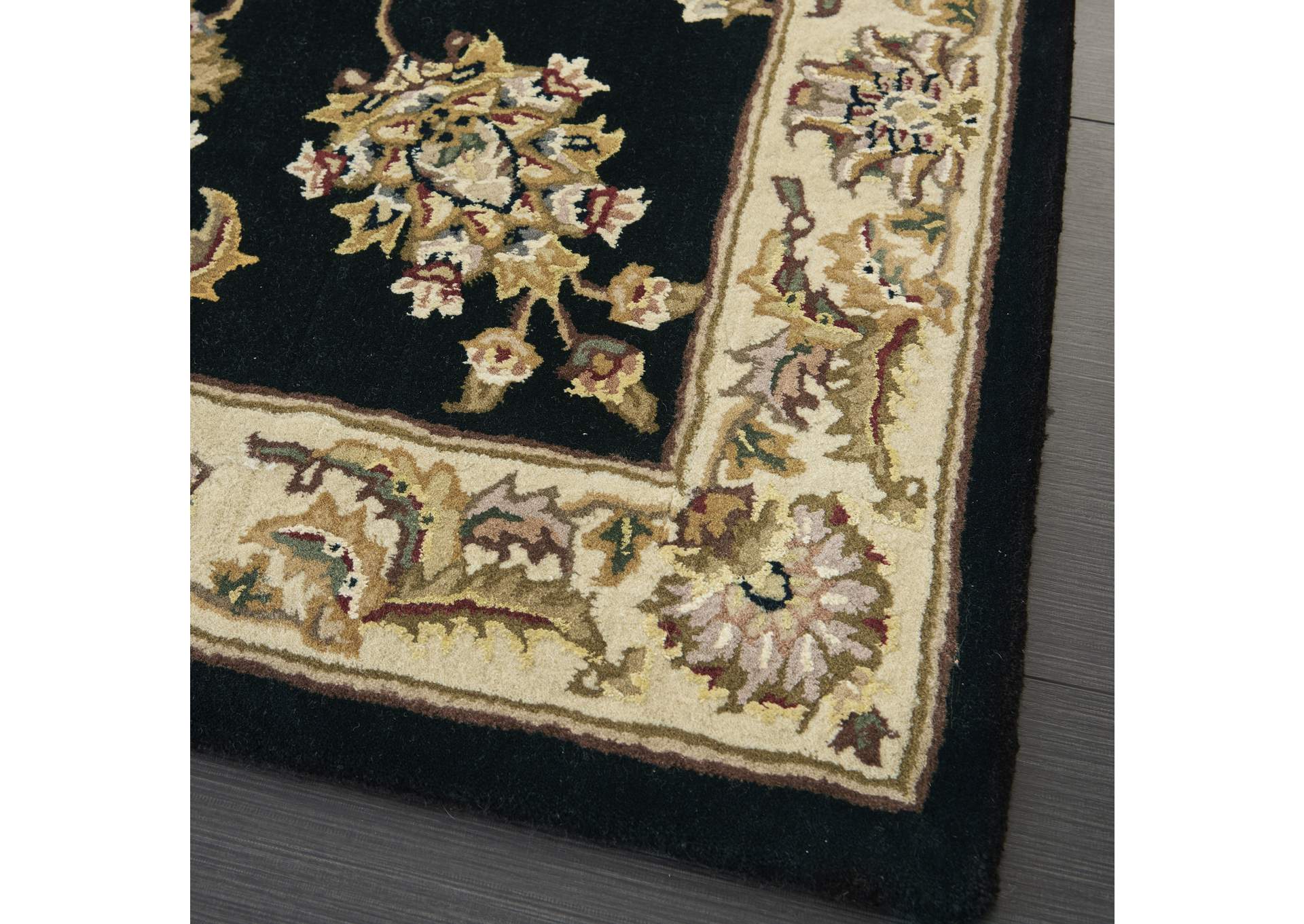 Nourison 2000 3' x 4' Accent Size Black Area Rug,Nourison