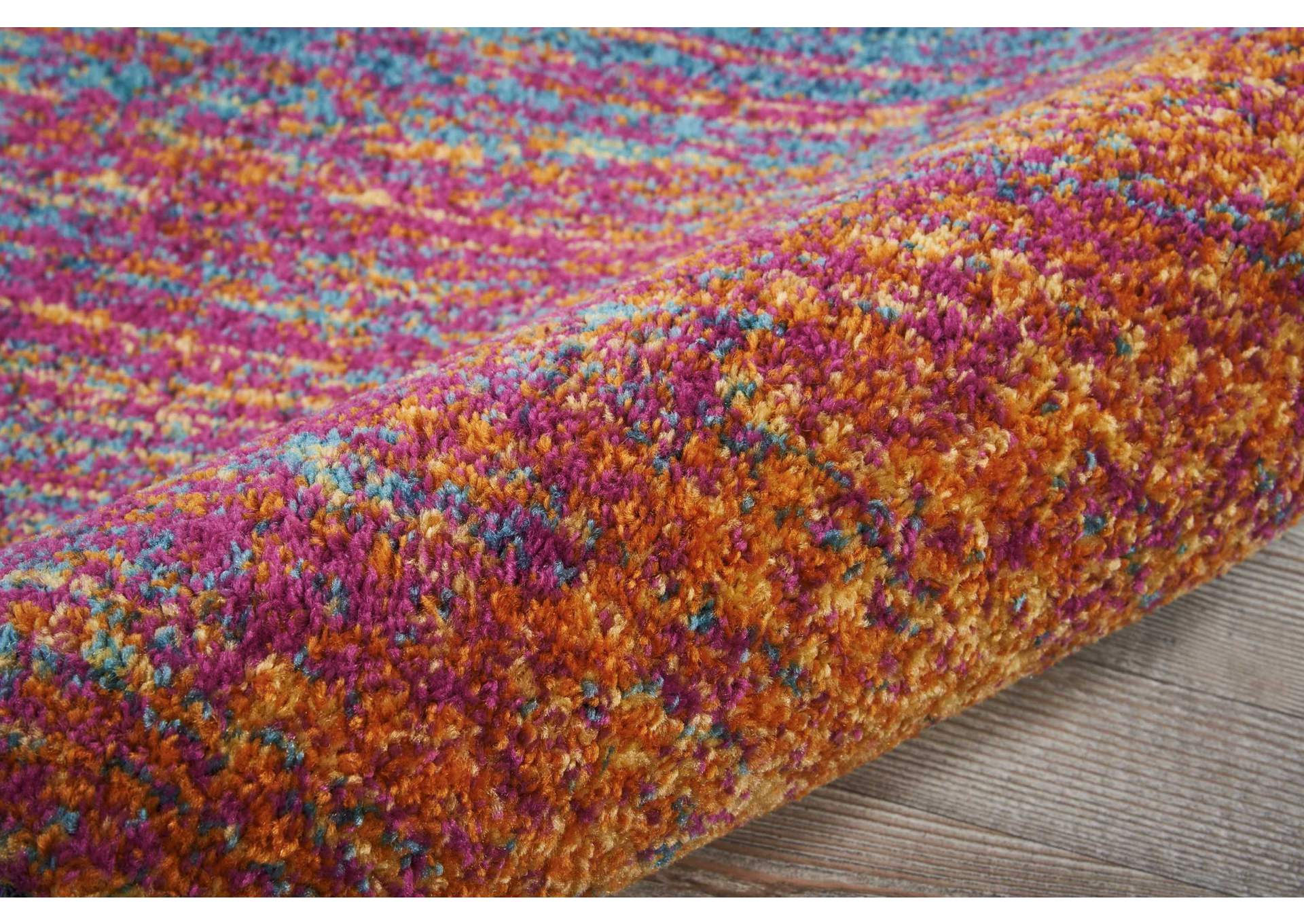 Nourison Passion PSN09 Multicolor 8' Runner Hallway Rug,Nourison