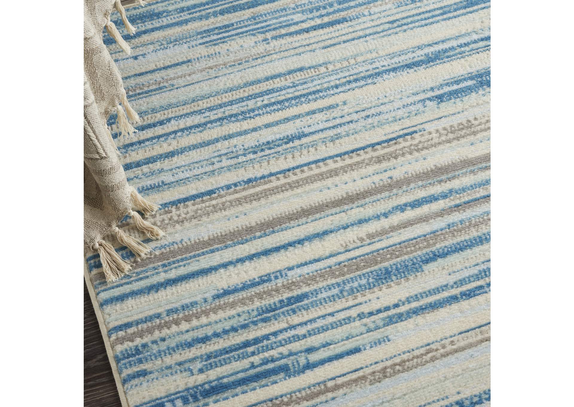 Nourison Jubilant 3'x5' Blue Area Rug,Nourison