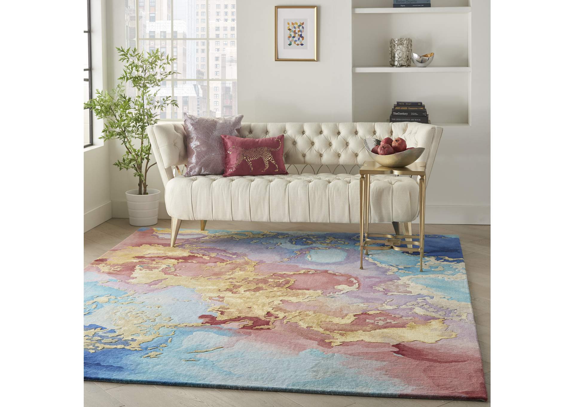 Nourison Prismatic 8'x10' Multicolor Area Rug,Nourison