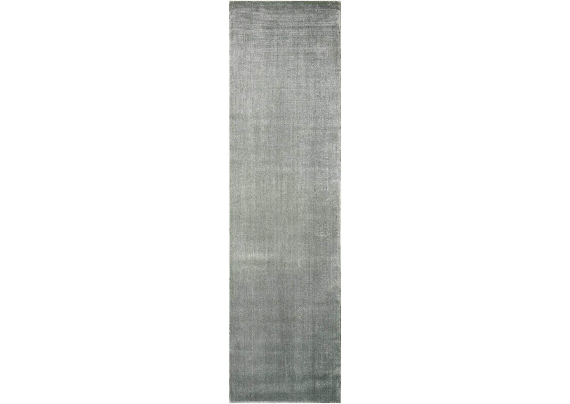 Nourison Starlight STA06 Grey 8' Runner Hallway Rug,Nourison