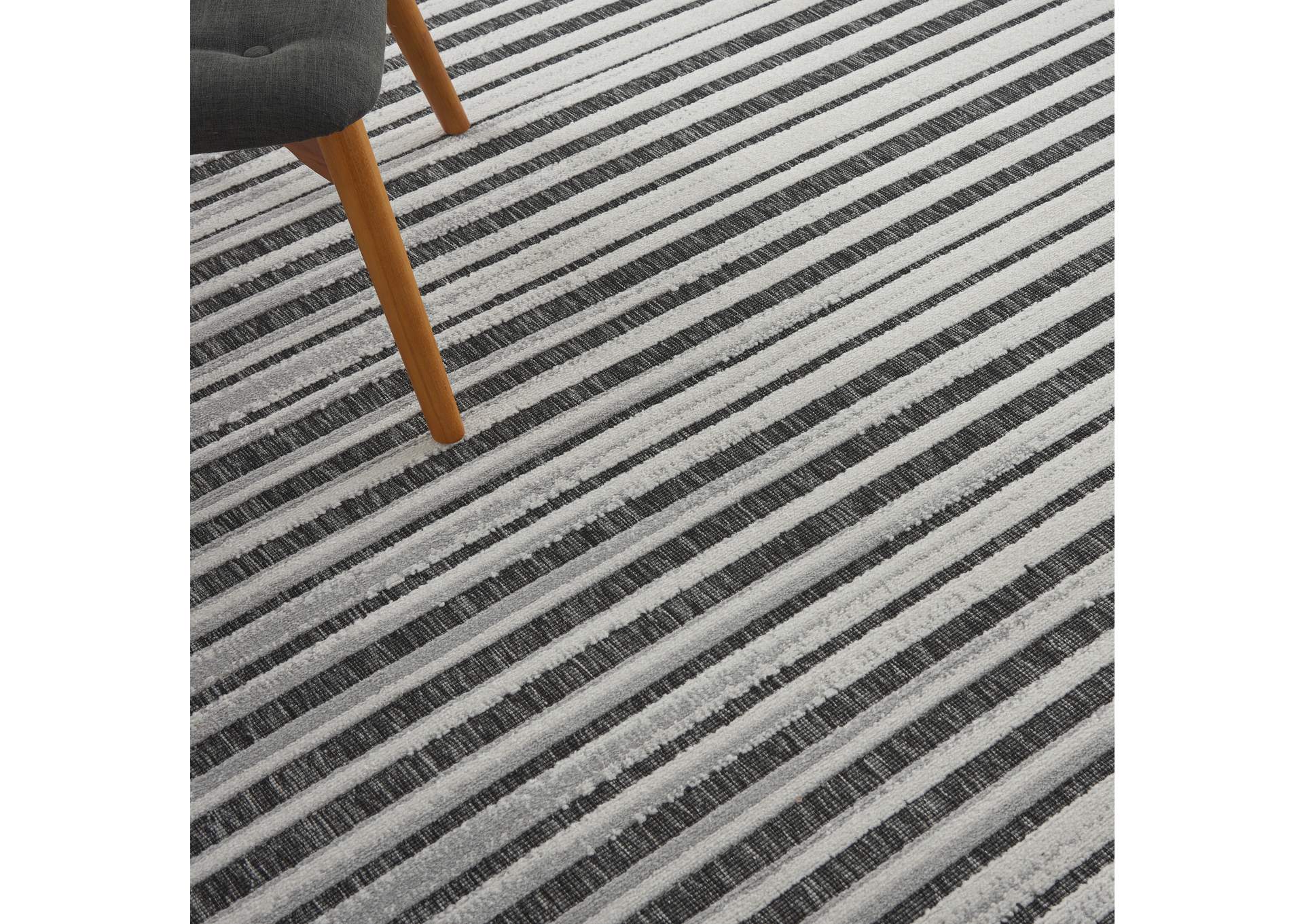 Nourison Key Largo 8'x10' Dark Grey Area Rug,Nourison