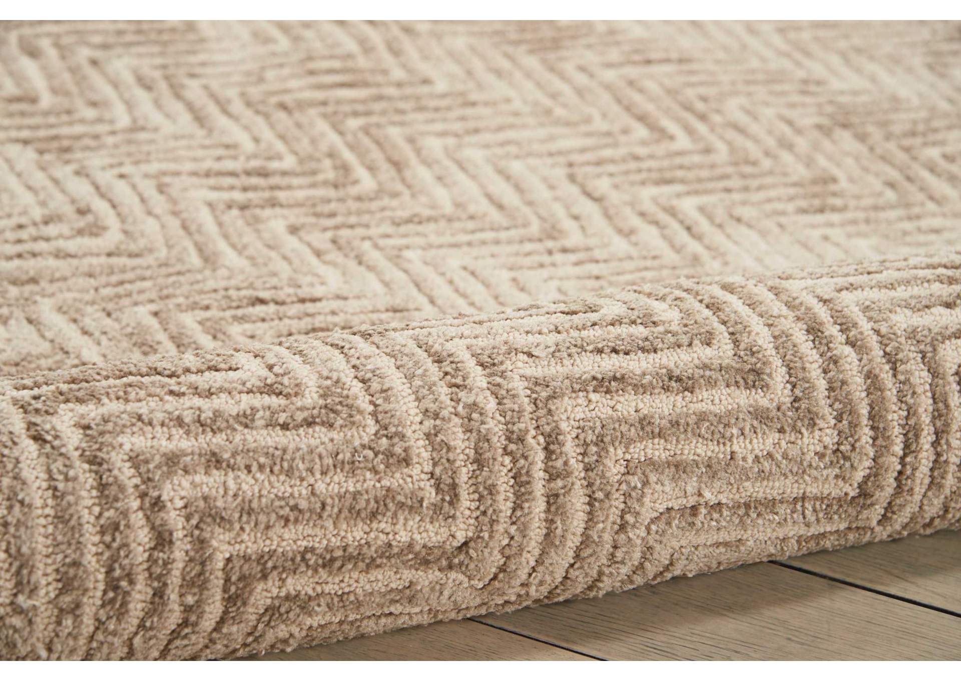 Nourison Deco Mod DEC03 Taupe 4'x6' Area Rug,Nourison
