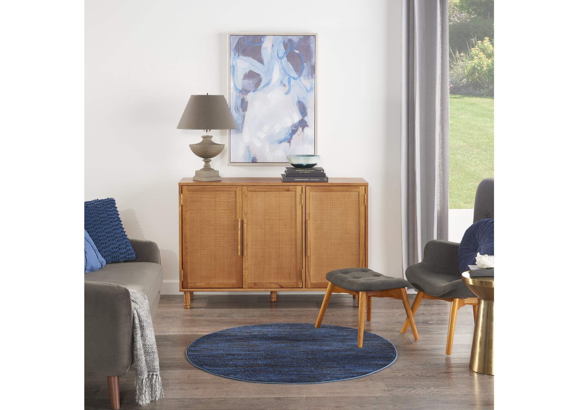 Nourison Nourison Essentials 4' Round Area Rug,Nourison