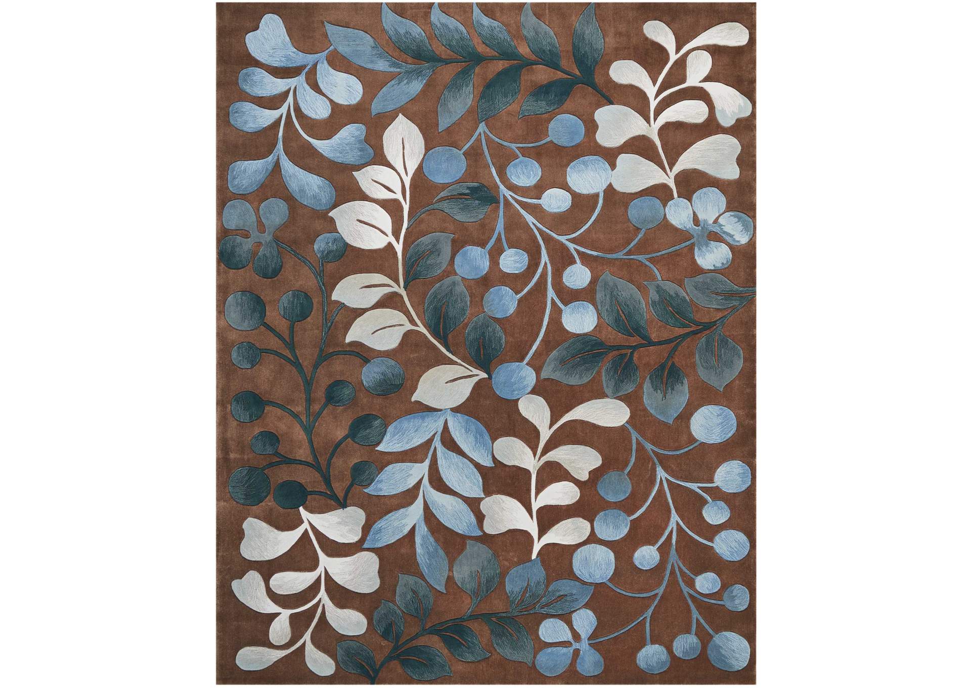 Nourison Contour CON02 Brown 9'x12' Rug,Nourison