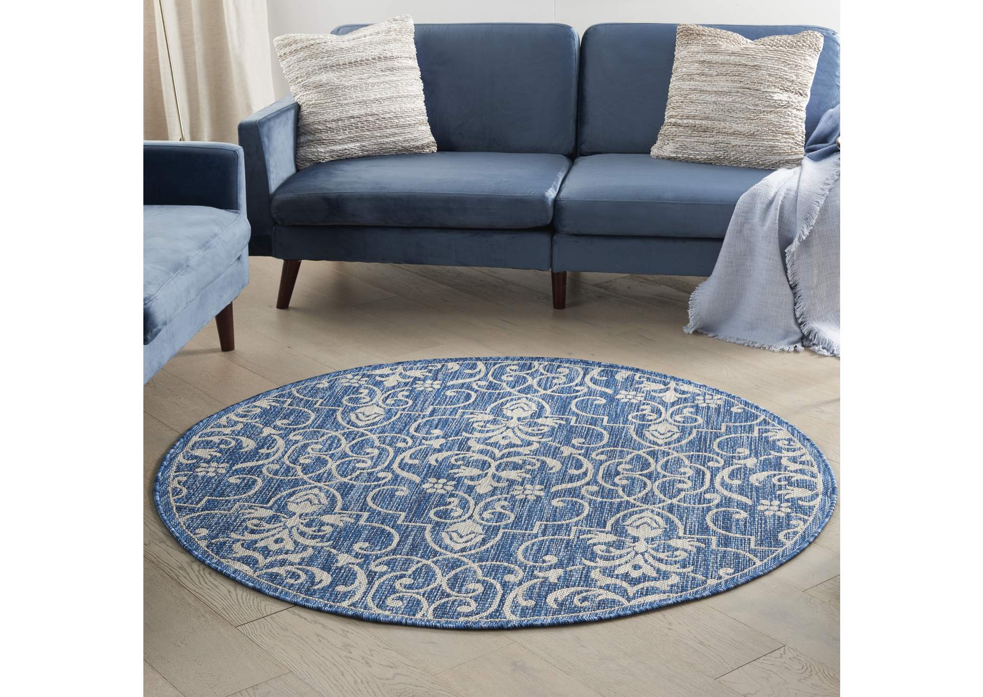 Nourison Country Side 5' Round Area Rug,Nourison