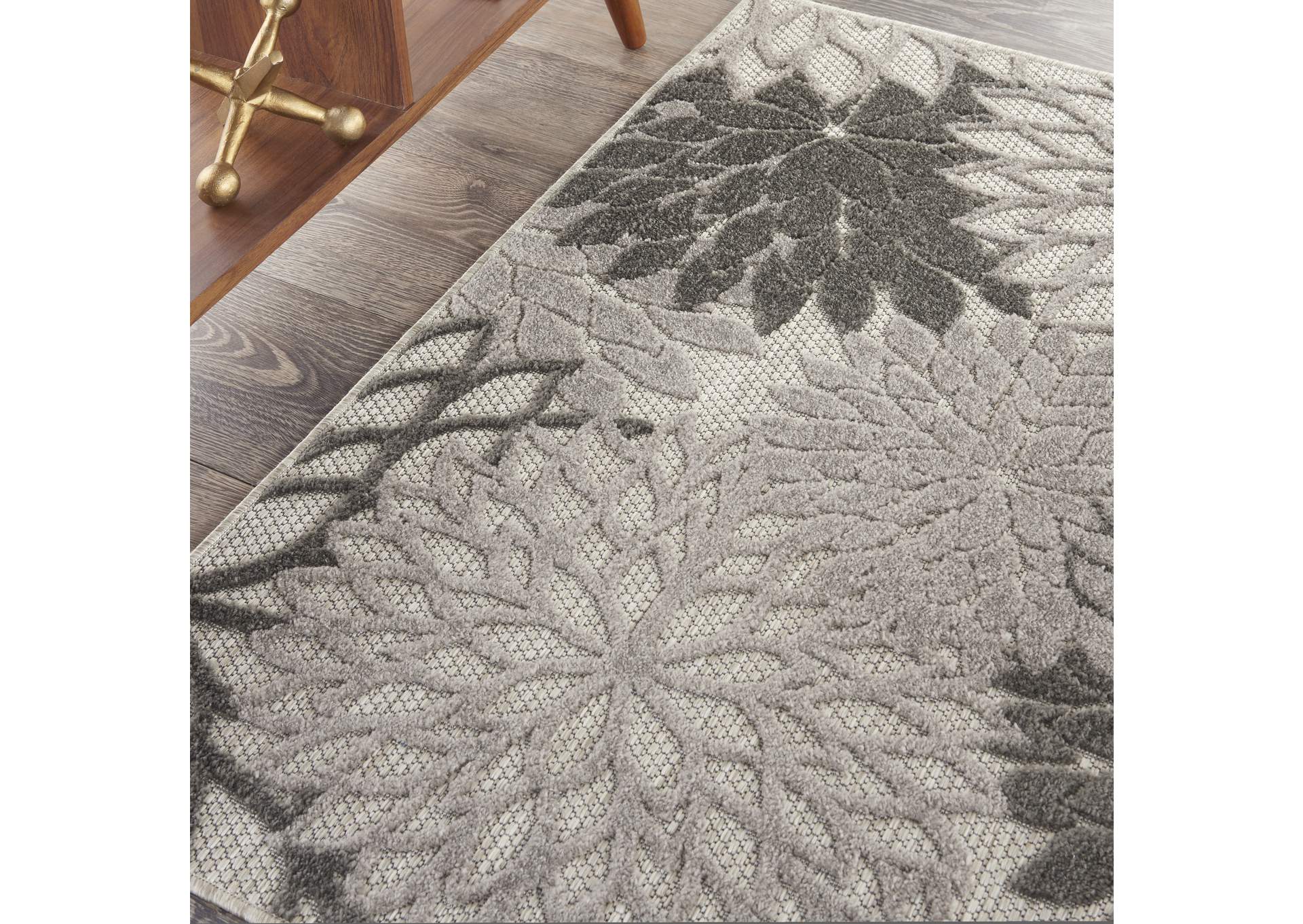 Nourison Aloha 3'x4' Silver Grey Area Rug,Nourison