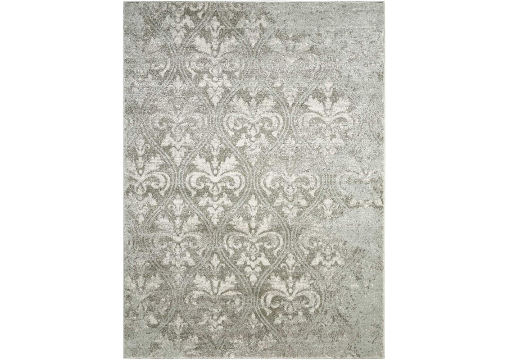 Nourison Euphoria EUP06 Grey 4'x6' Area Rug,Nourison