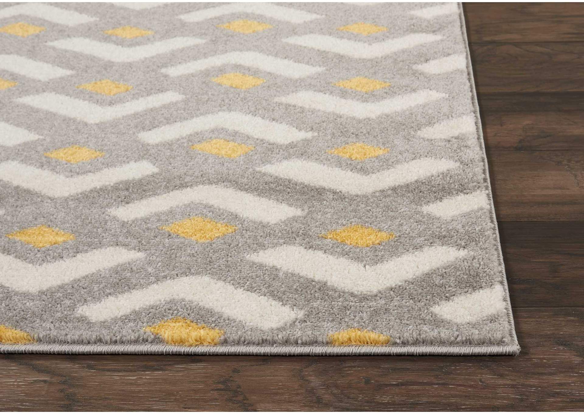Nourison Harper DS300 Grey 8'x10' Large Rug,Nourison