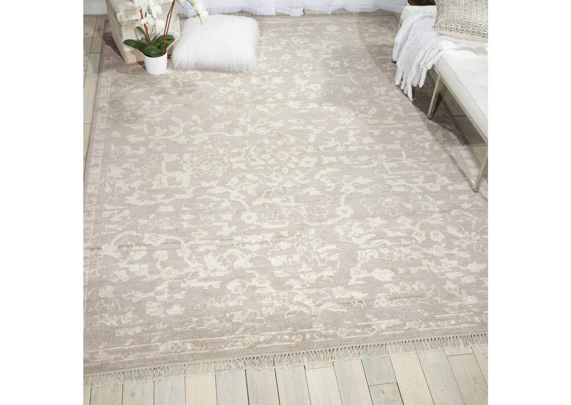 Nourison Elan ELN03 Grey 5'x8' Area Rug,Nourison