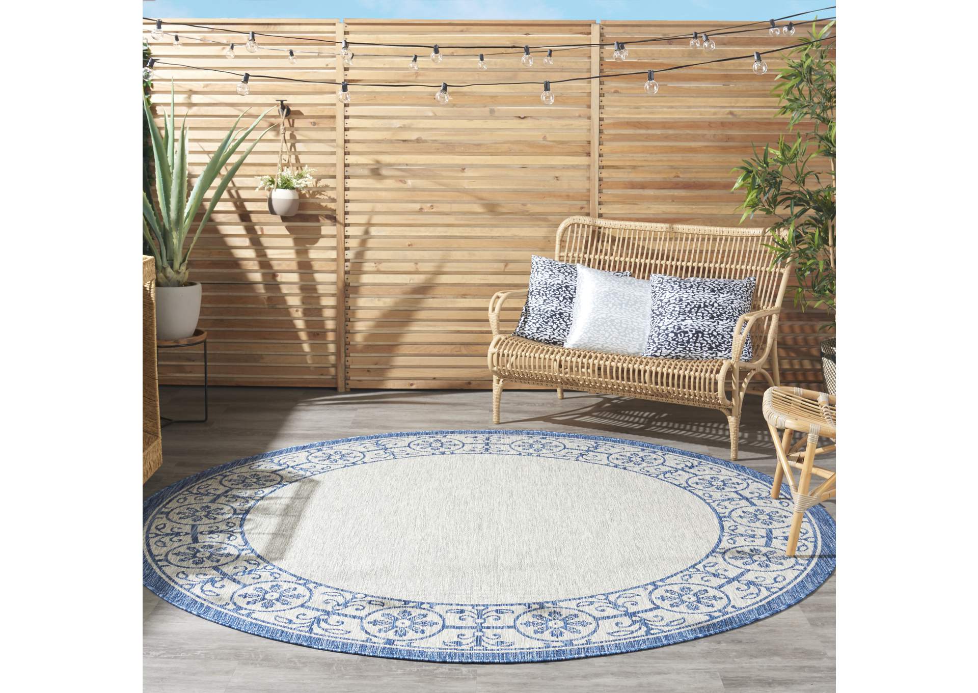 Nourison Country Side 8' Round Area Rug,Nourison