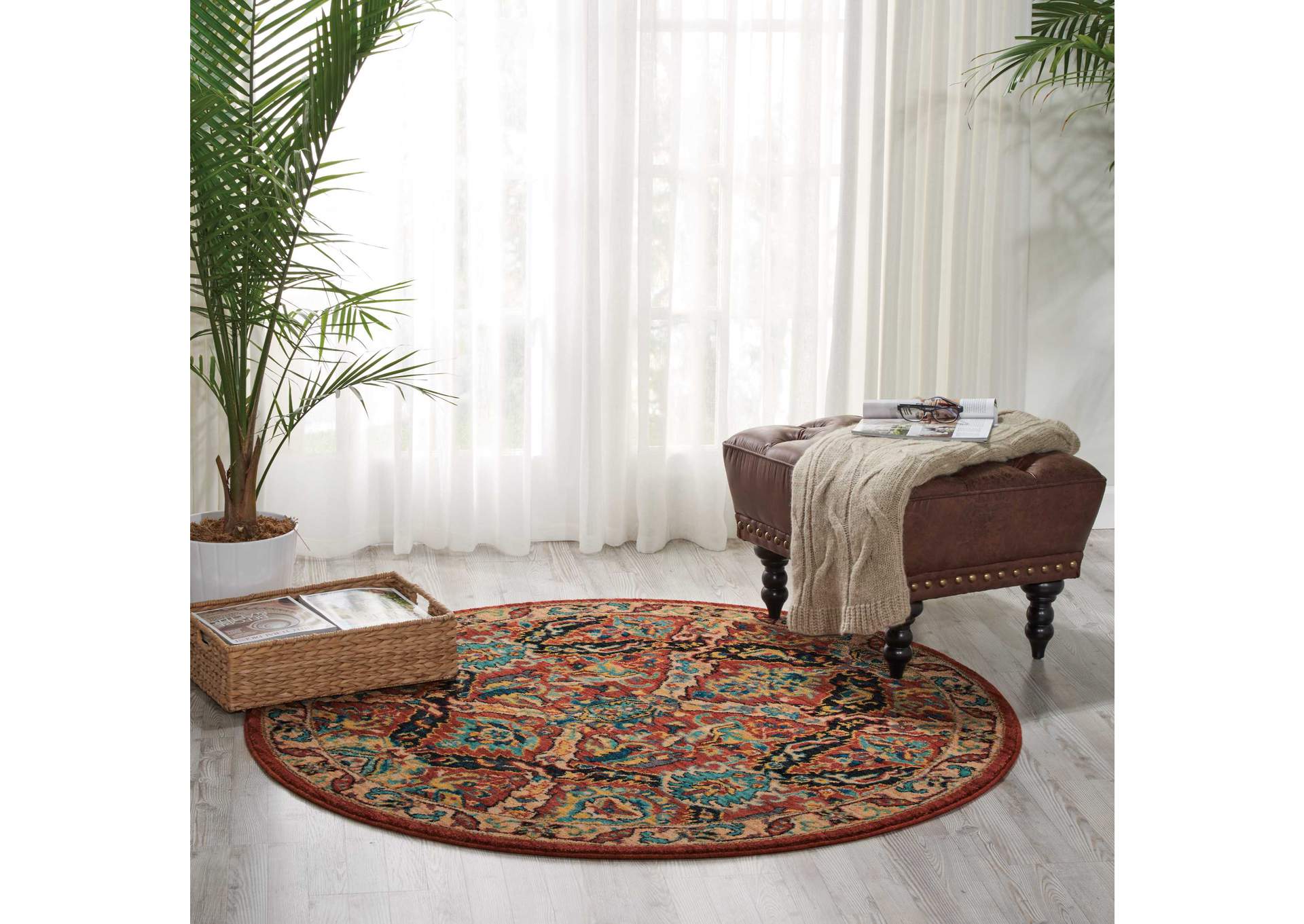Nourison 2020 NR205 5' Round Area Rug,Nourison