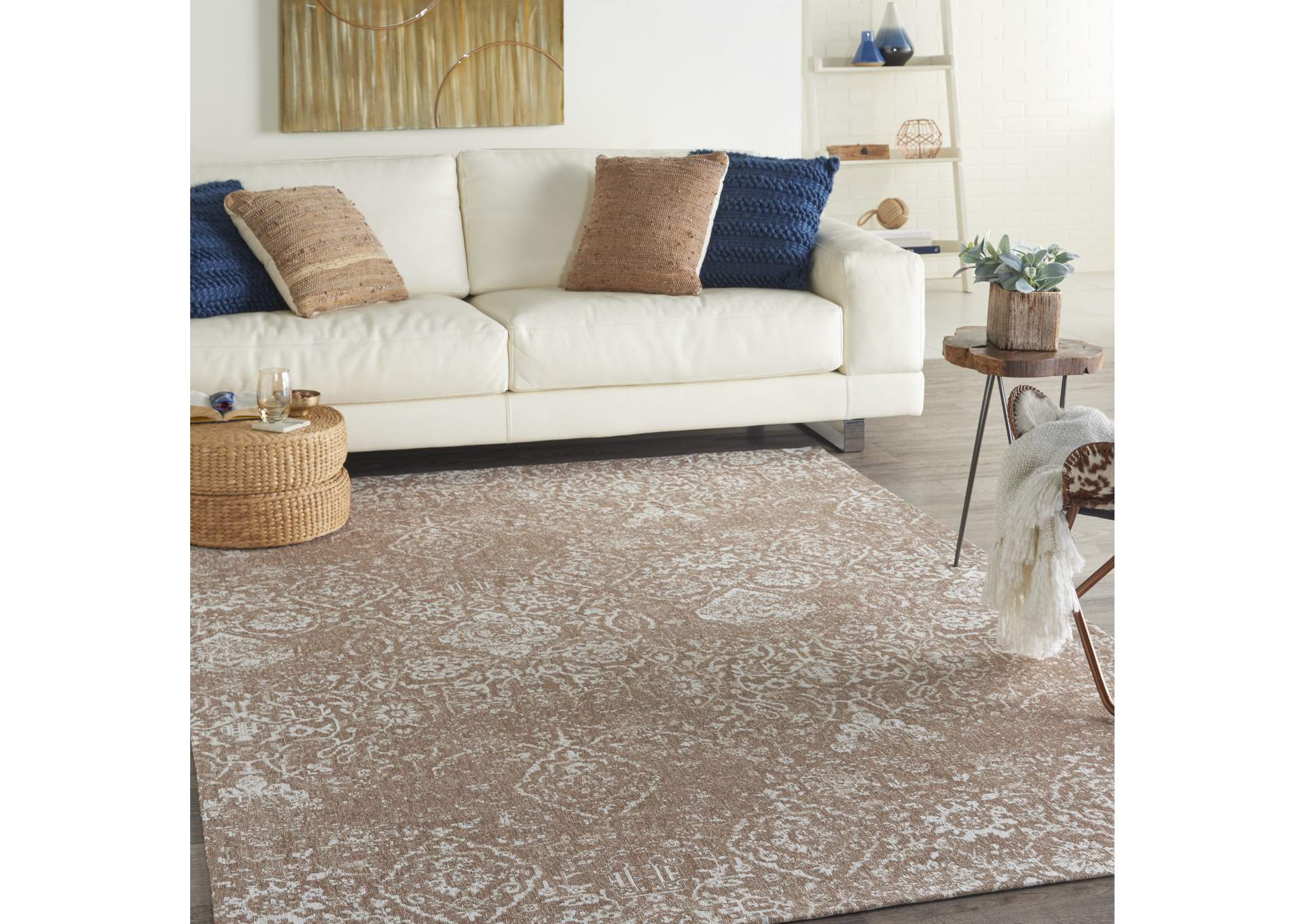 Nourison Damask 6' x 9' Area Rug,Nourison