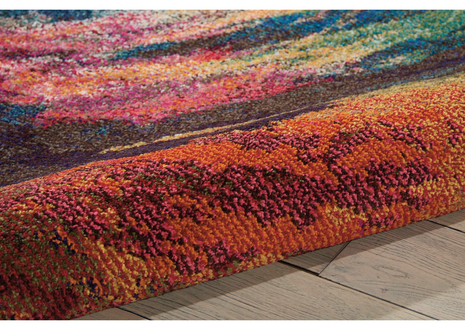 Nourison Celestial CES07 Multicolor 5'x7' Colorful Area Rug,Nourison