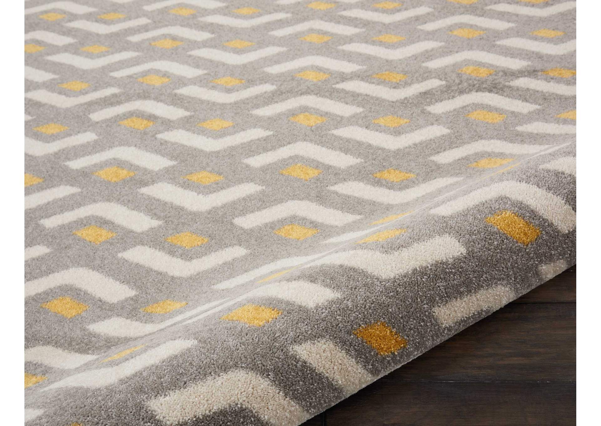 Nourison Harper DS300 Grey 8'x10' Large Rug,Nourison
