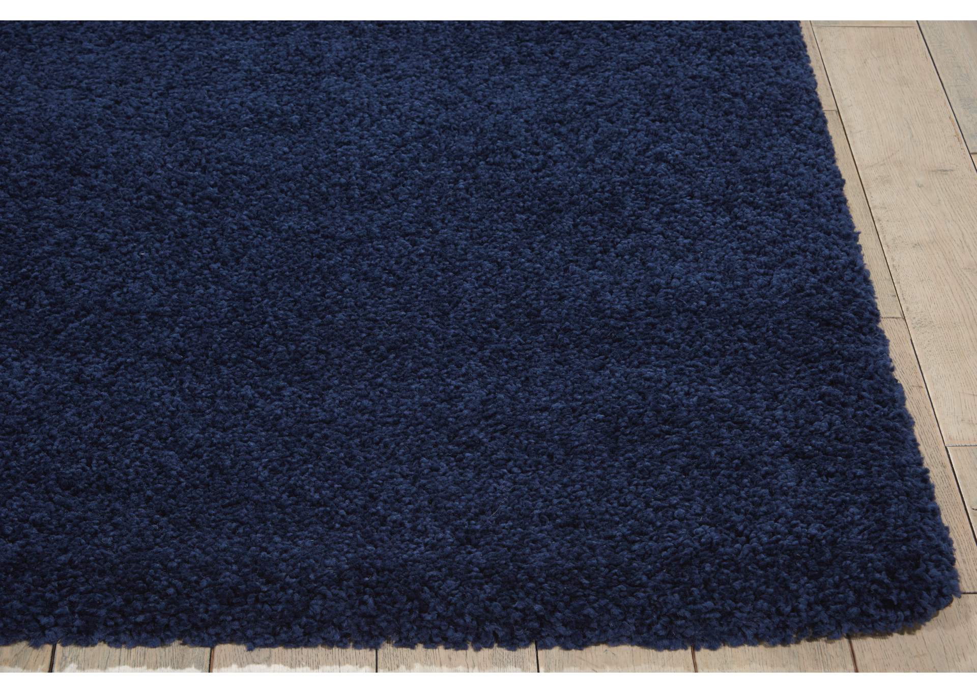 Nourison Malibu Shag MSG01 Dark Blue 5'x7' Area Rug,Nourison