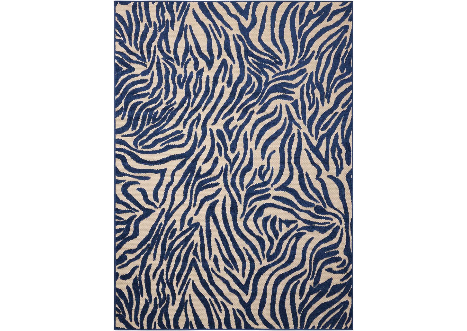 Nourison Aloha ALH04 Navy 10'x13' Oversized Indoor-outdoor Rug,Nourison