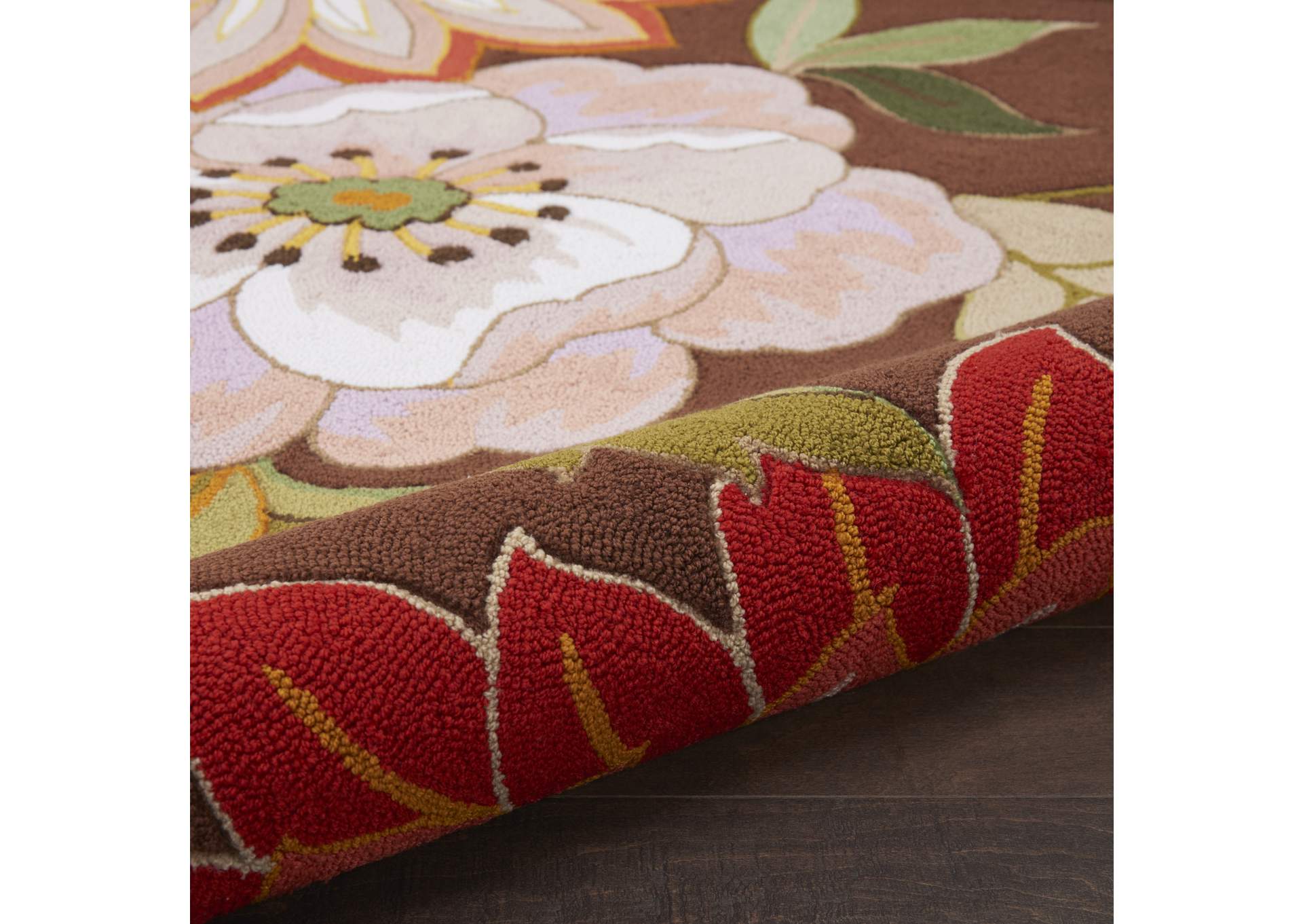 Nourison Fantasy FA18 Brown 8'x11' Rug,Nourison