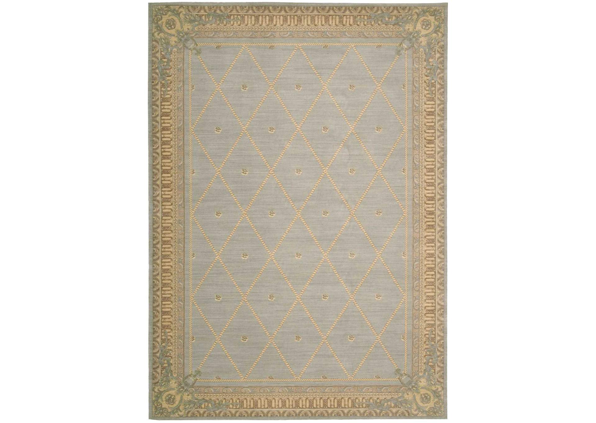 Nourison Ashton House AS03 Blue 8'x11' Rug,Nourison