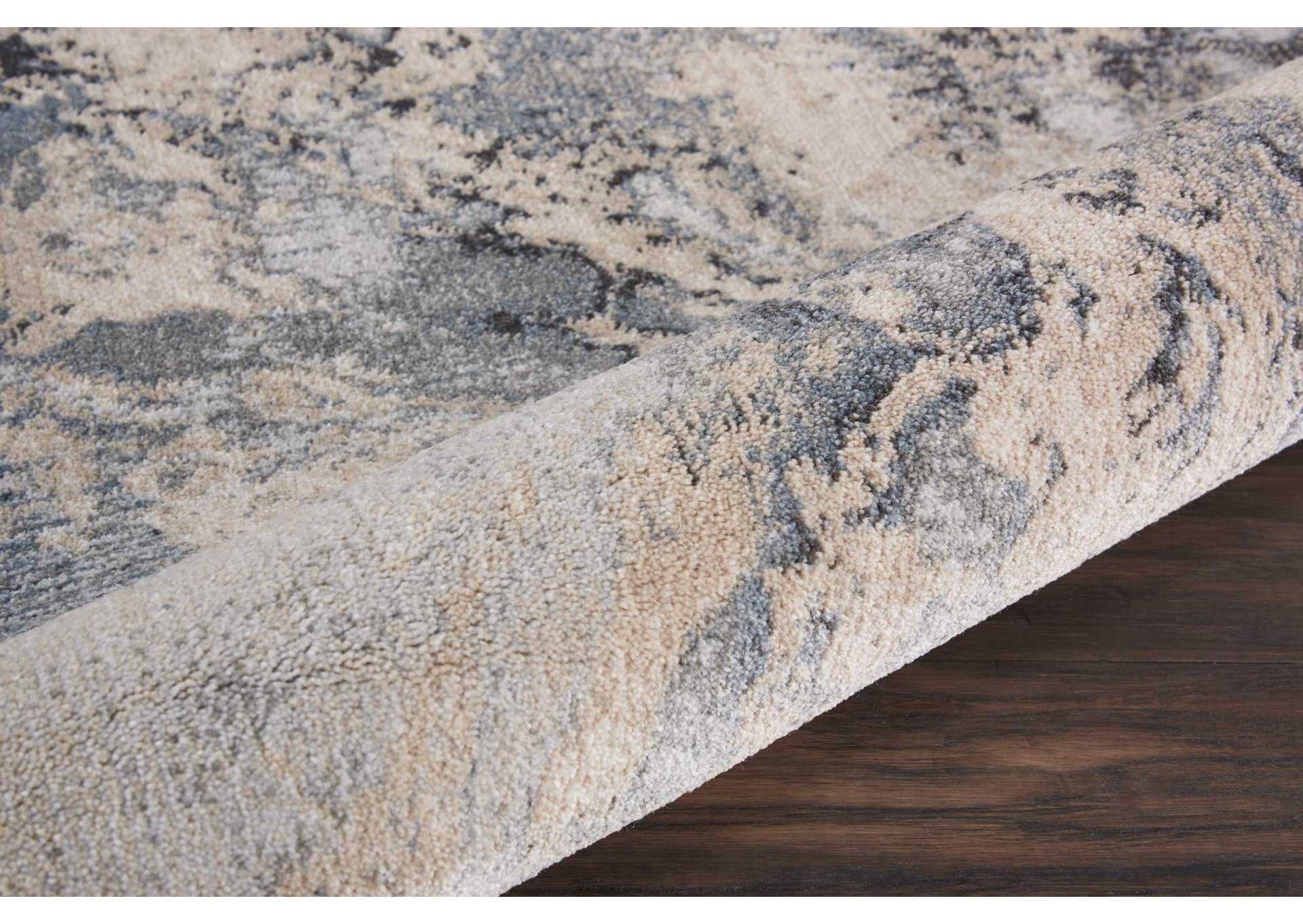 Nourison Maxell MAE08 Grey 4' Round Area Rug,Nourison