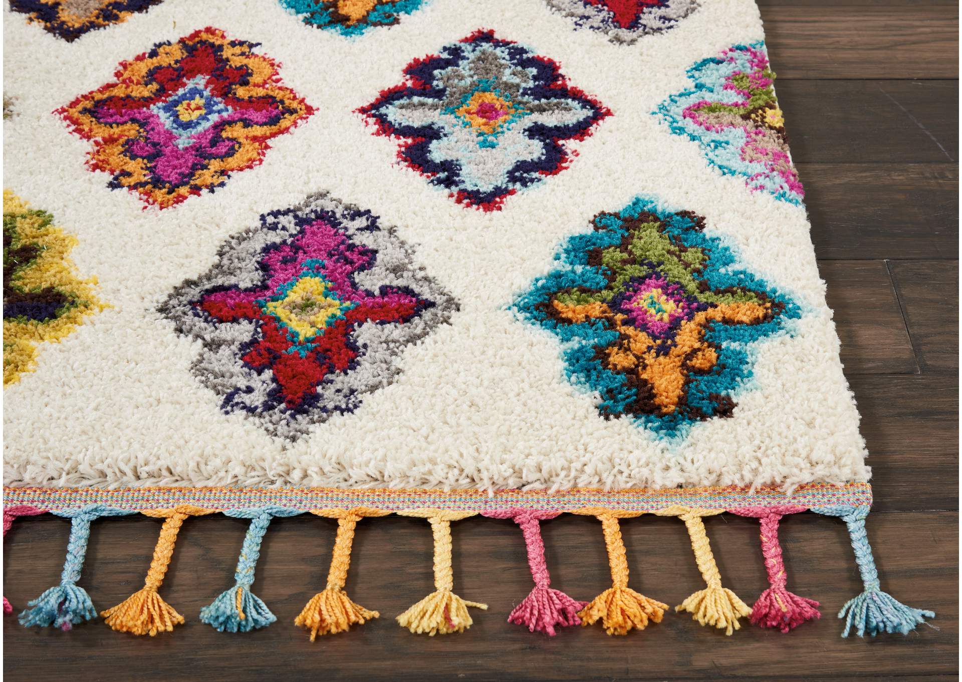 Nourison Nomad NMD06 Multicolor 8' Runner Hallway Rug,Nourison