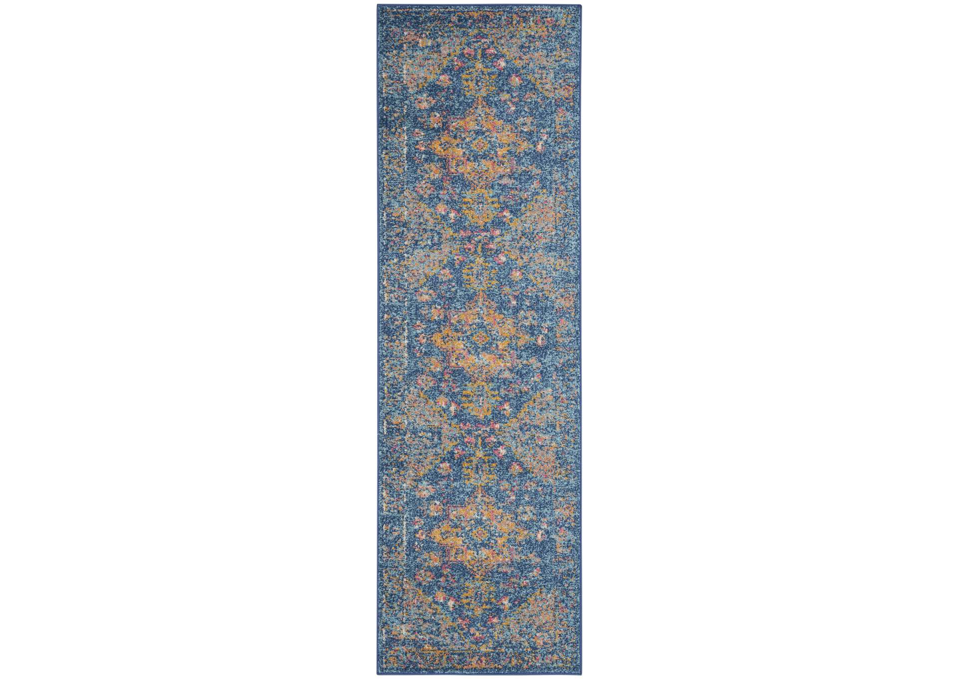Nourison Tranquil(Traql) 7' Runner Area Rug,Nourison