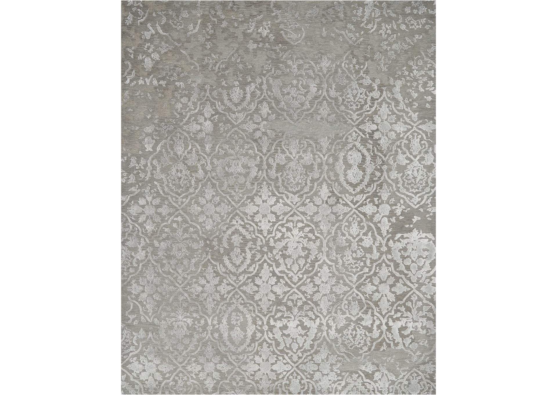 Nourison Opaline OPA14 Grey 8'x10' Large Rug,Nourison