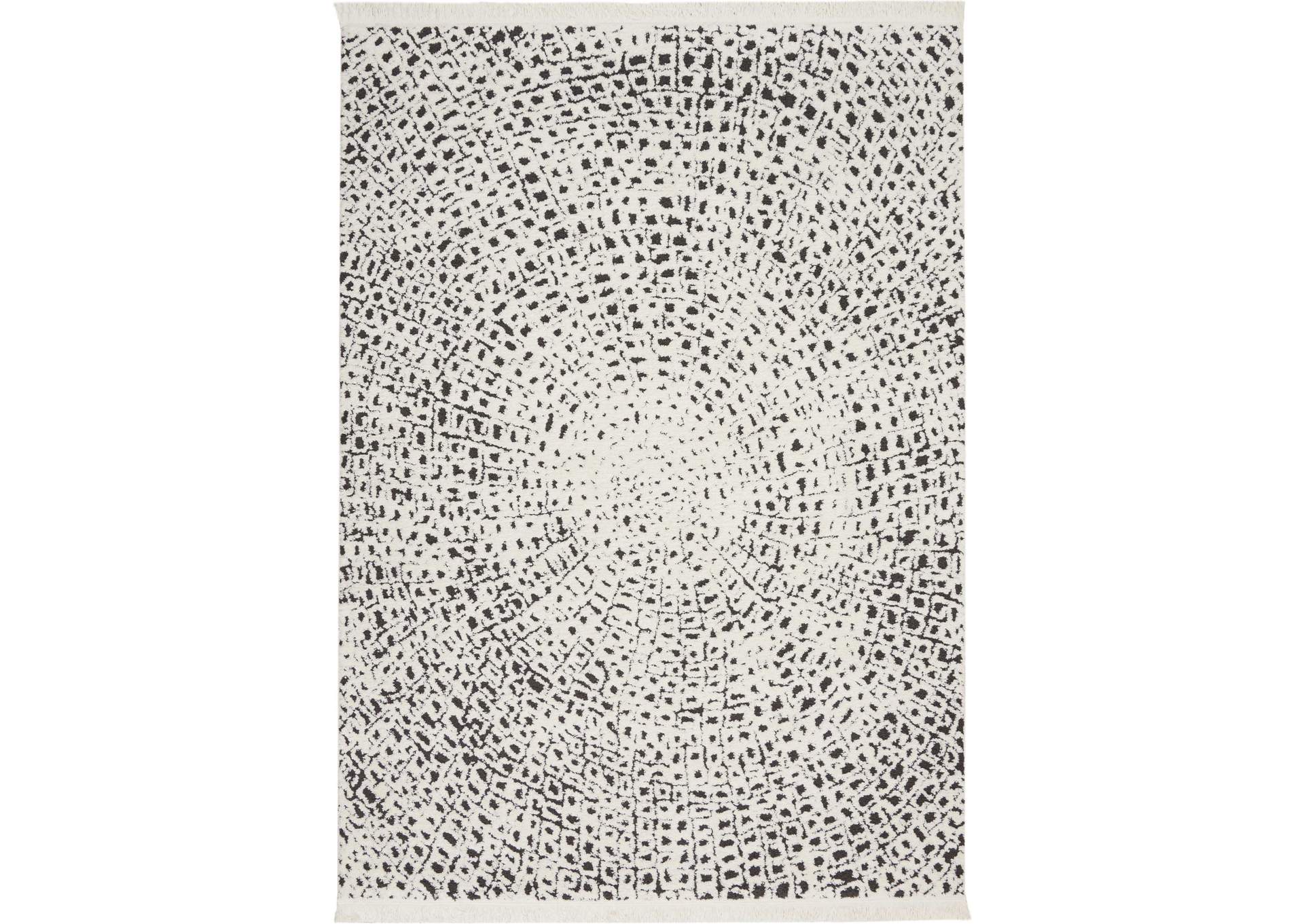 Nourison Kamala DS502 White 4'x6' Area Rug,Nourison