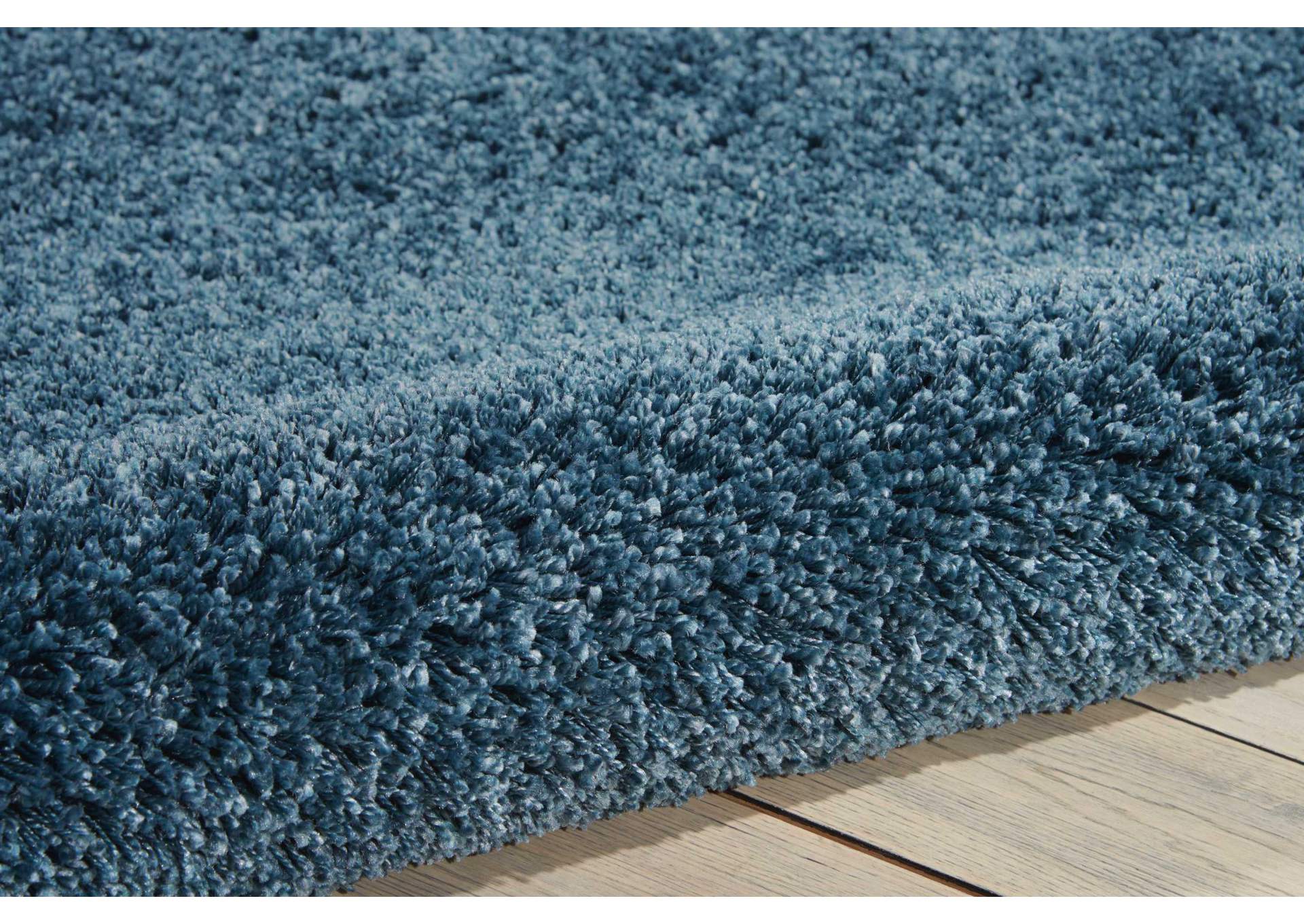 Nourison Amore AMOR1 Blue 5'x8' Area Rug,Nourison