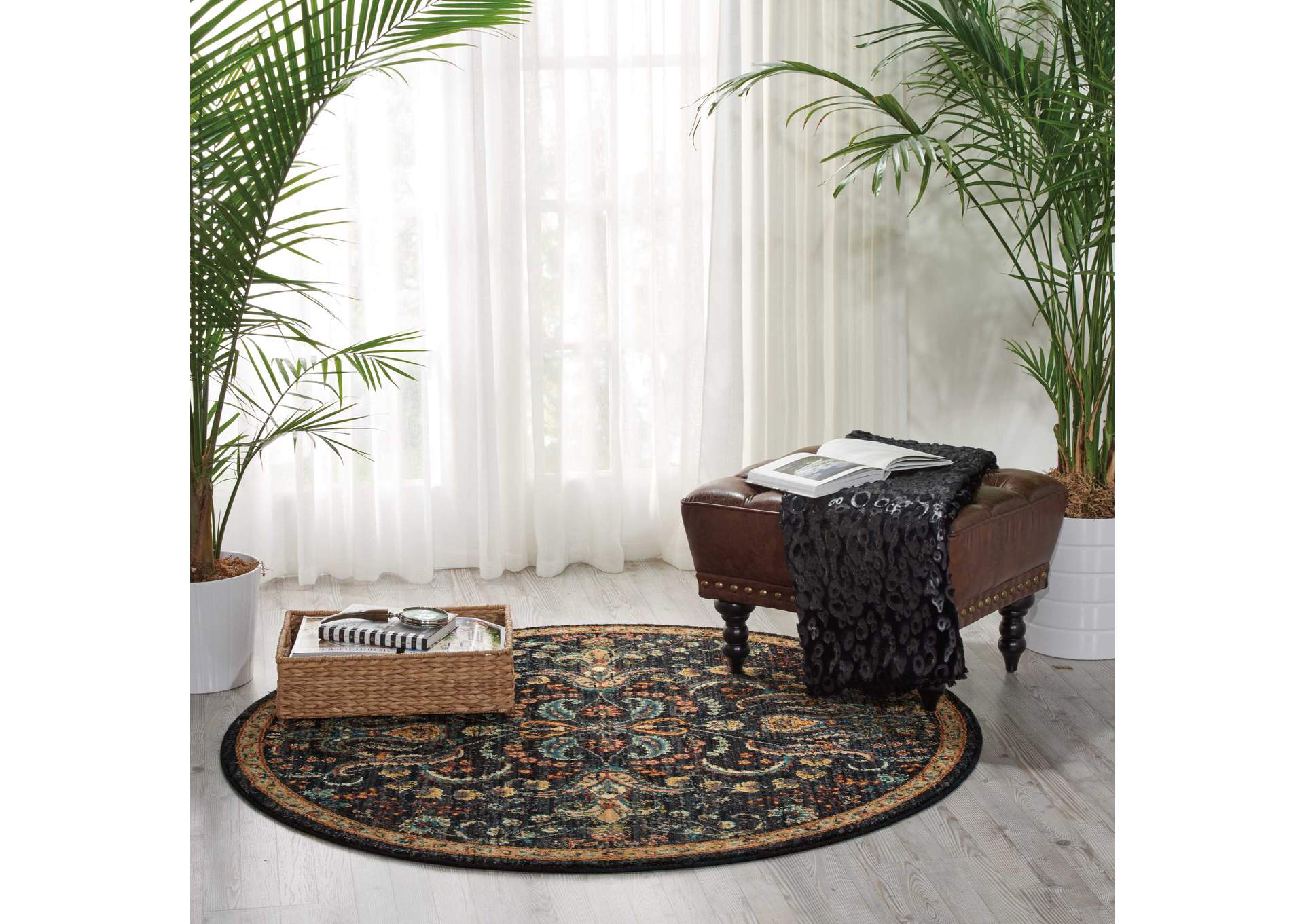 Nourison 2020 NR204 5' Round Area Rug,Nourison