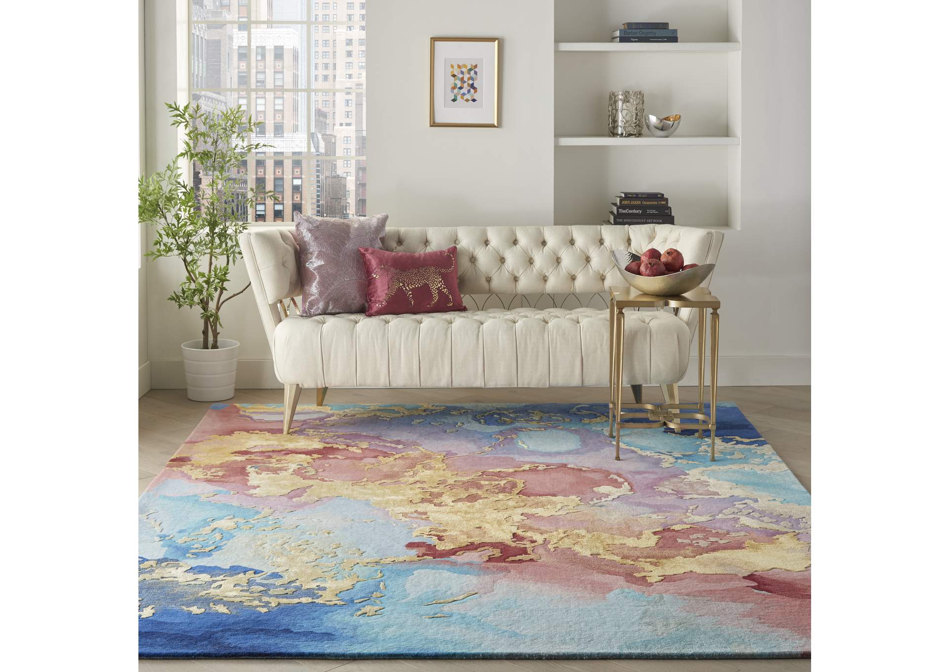 Nourison Prismatic 8'x10' Multicolor Area Rug,Nourison