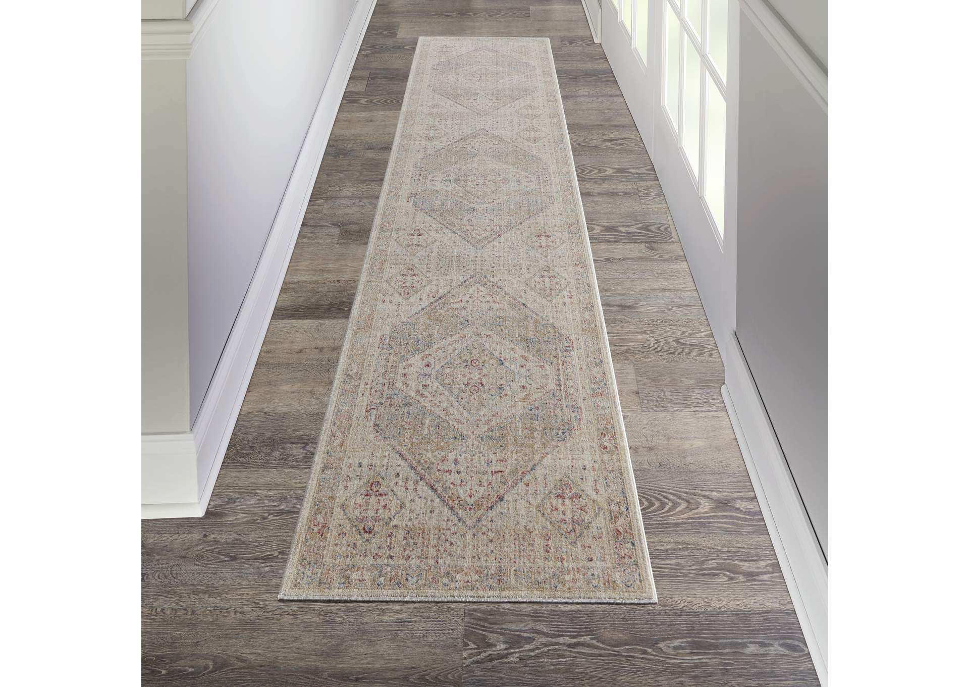 Nourison Homestead 12' Runner Traditional Area Rug,Nourison