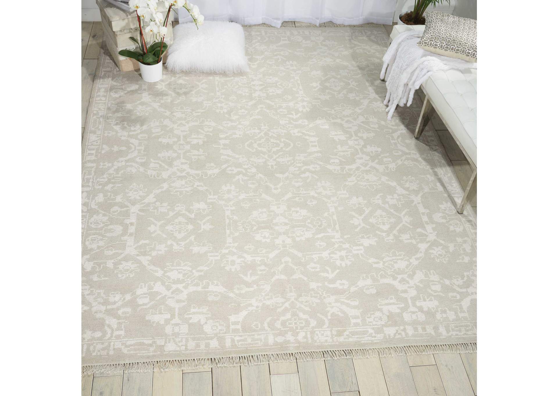 Nourison Elan ELN02 Grey 9'x12' Rug,Nourison